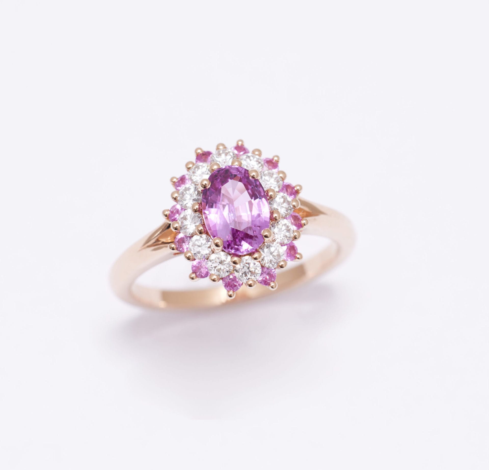 Bague Colombo -Saphir Rose 1.14 carats