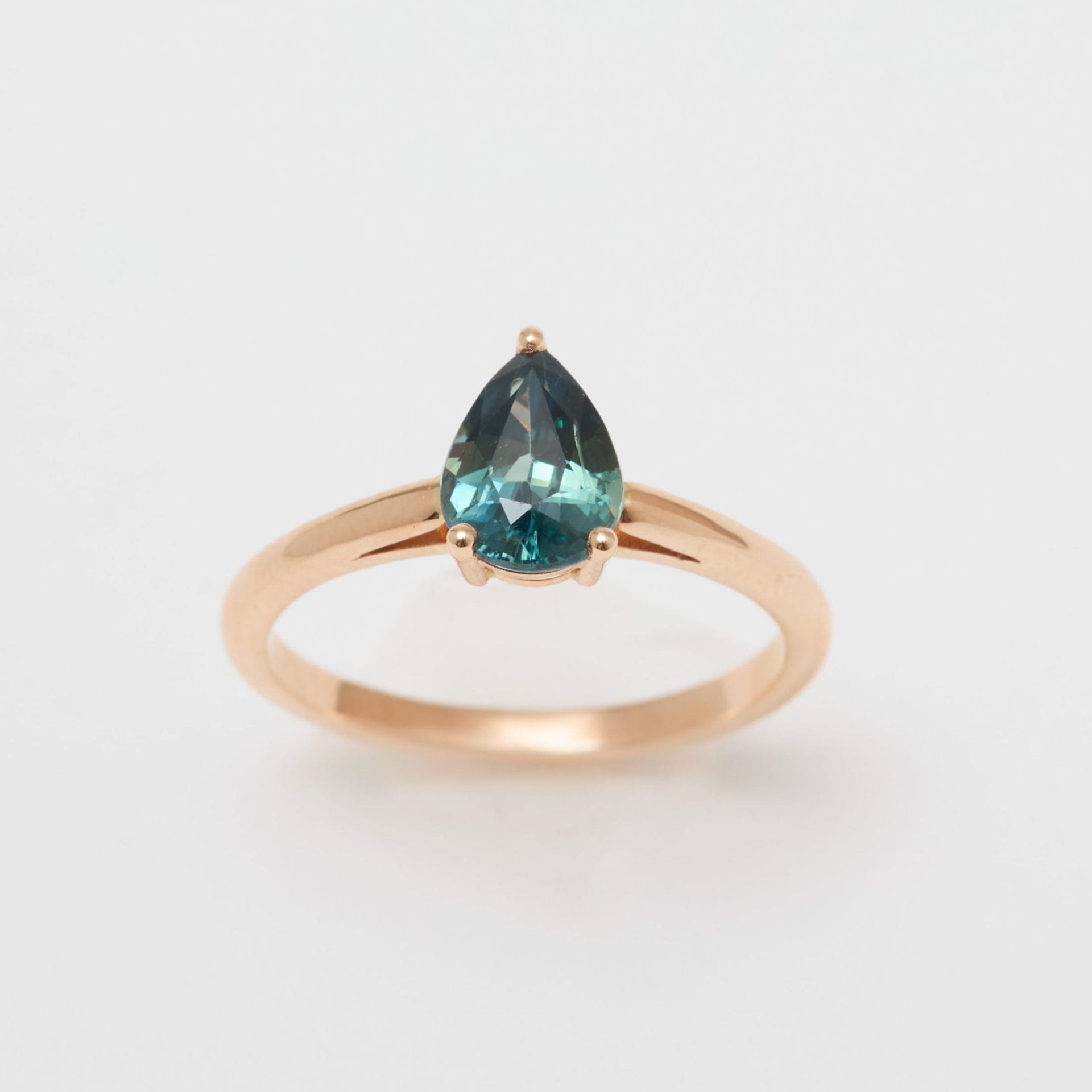 Bague Trinco - Saphir Teal 1.22 carats