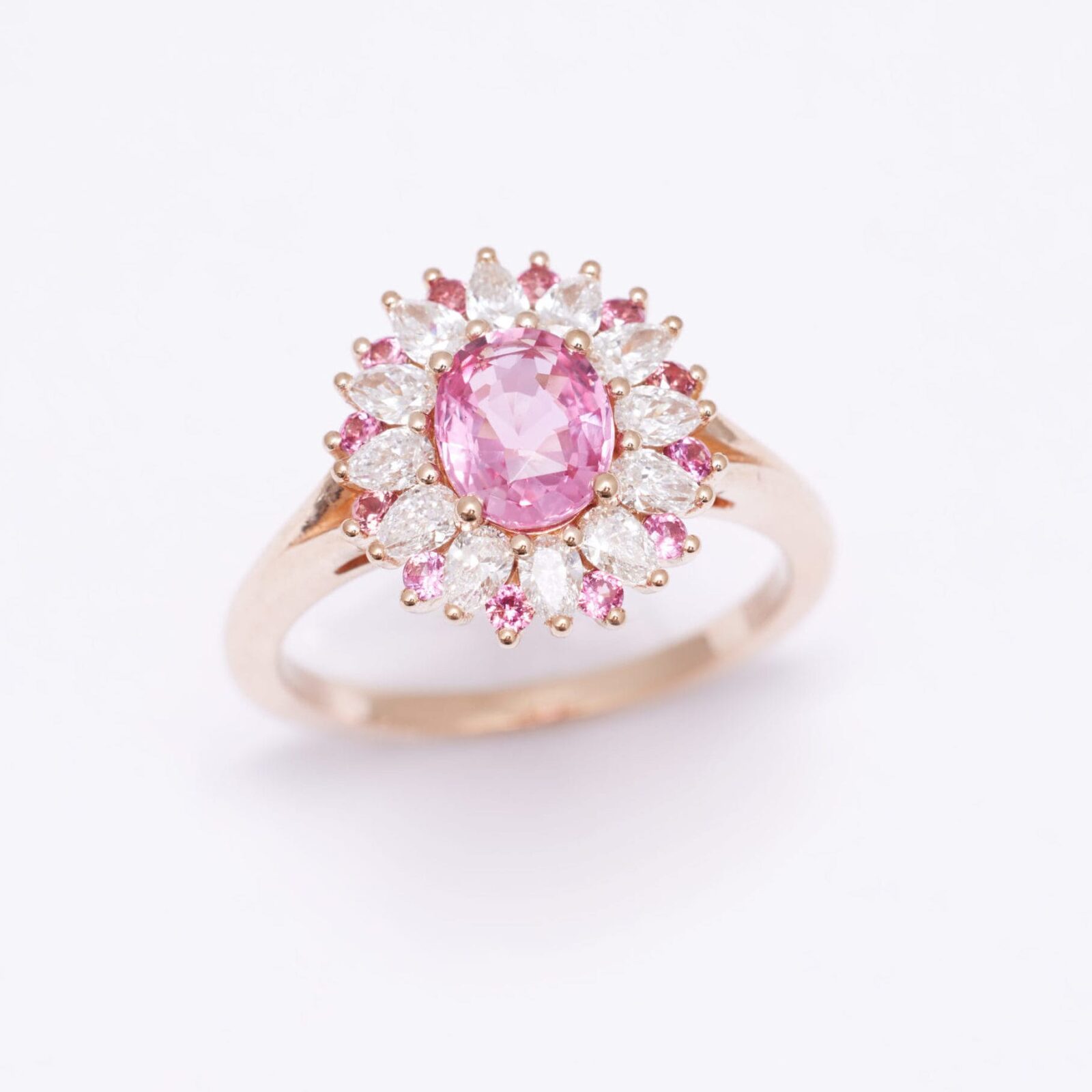 Bague Colombo - Saphir Padparadscha 1.05 carats