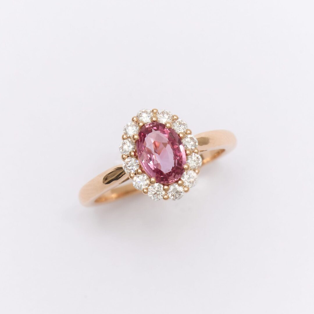 Bague Matara - Saphir Padparadscha 1.05 carats