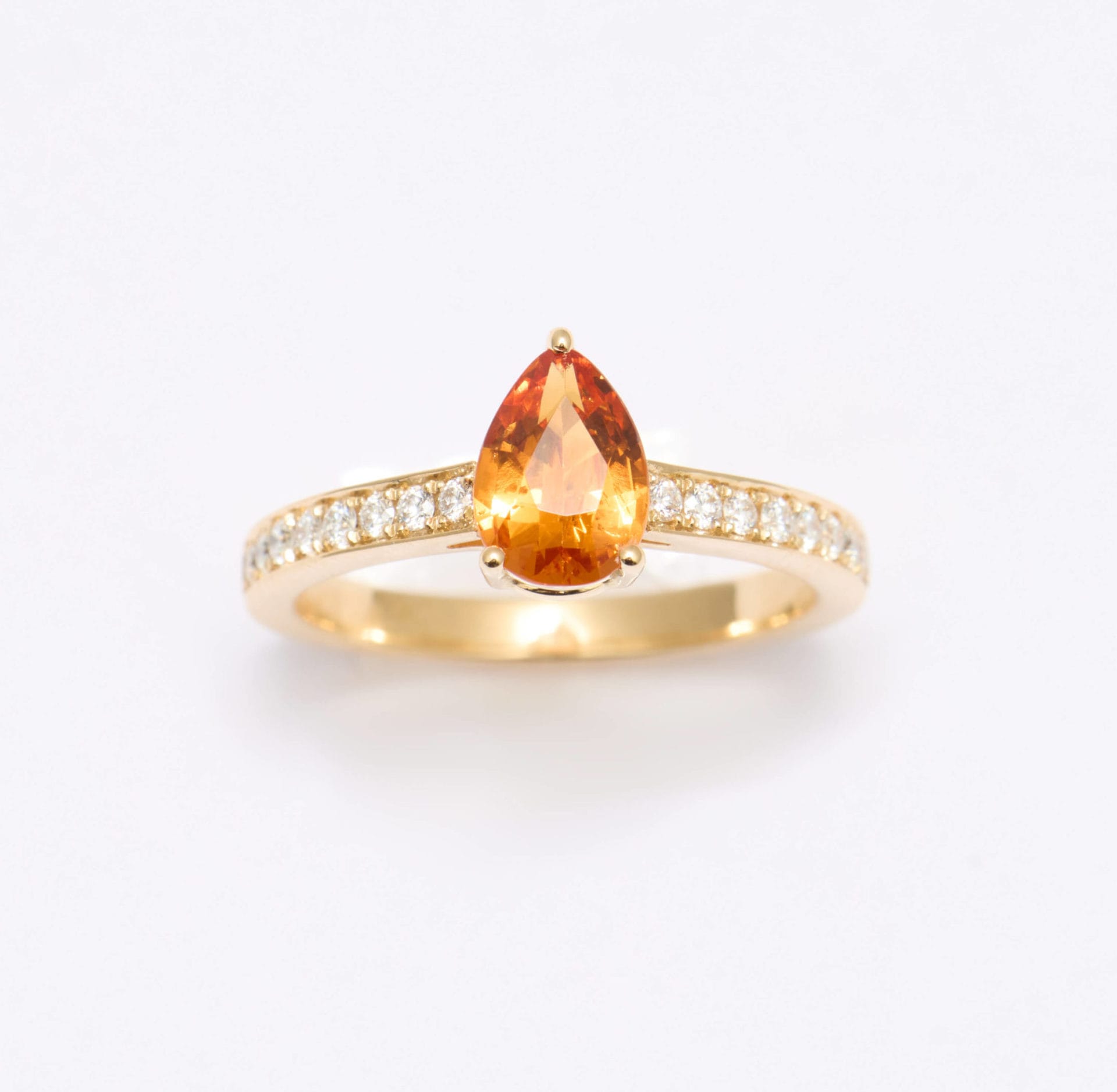 Bague Trinco - Grenat Mandarin 1.11 carats