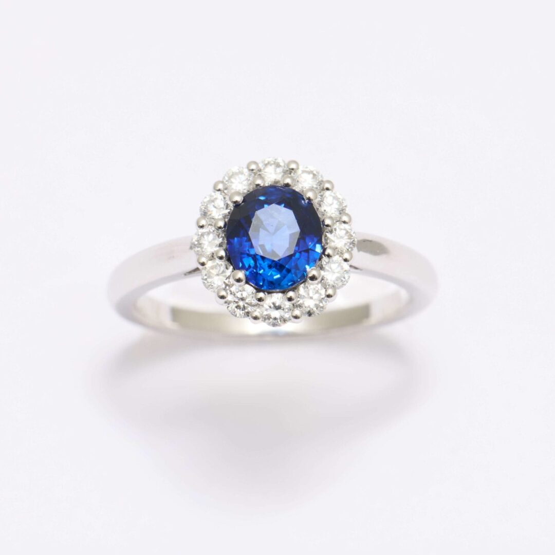Bague Matara - Saphir Peacock 1.14 carats
