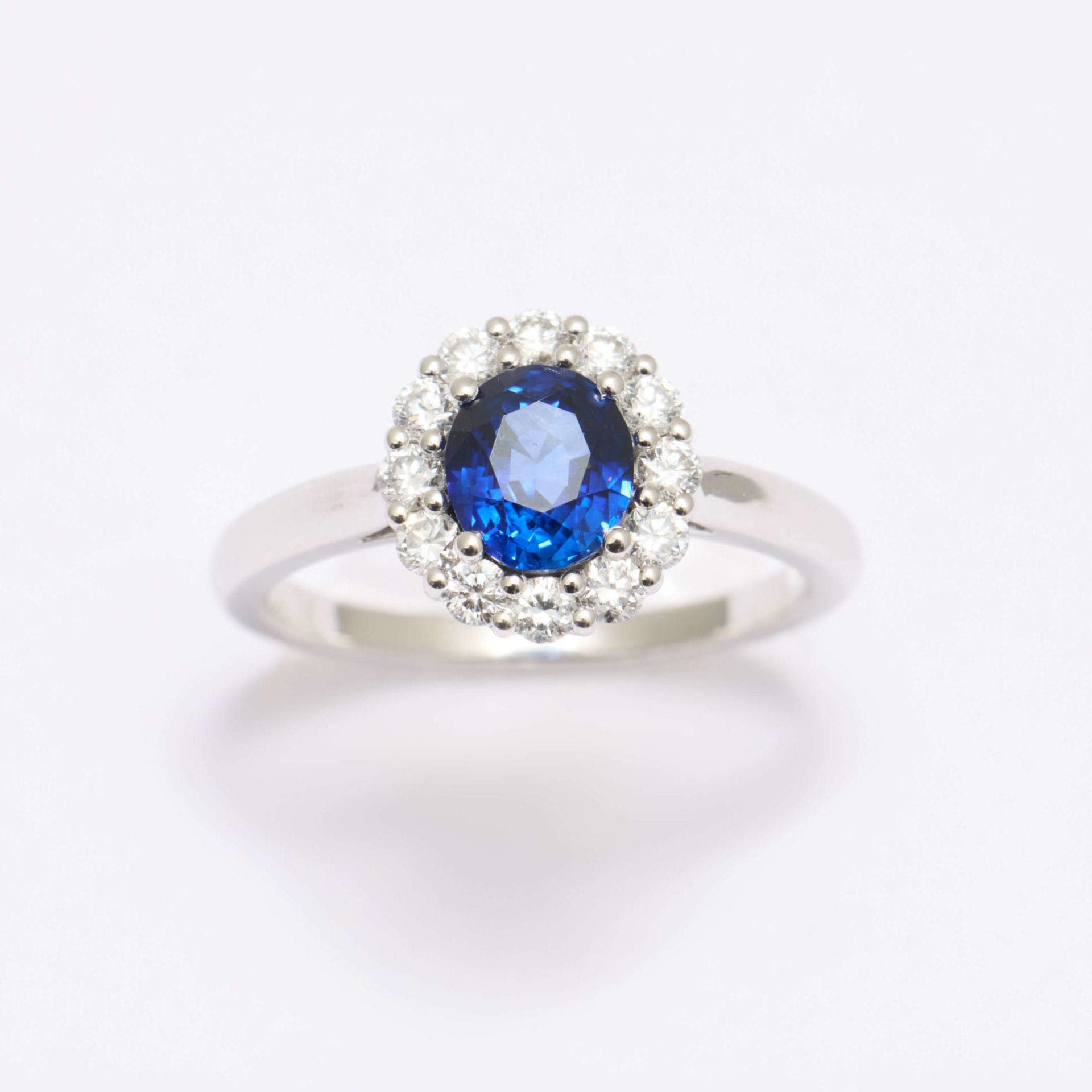 Bague Matara - Saphir Peacock 1.14 carats