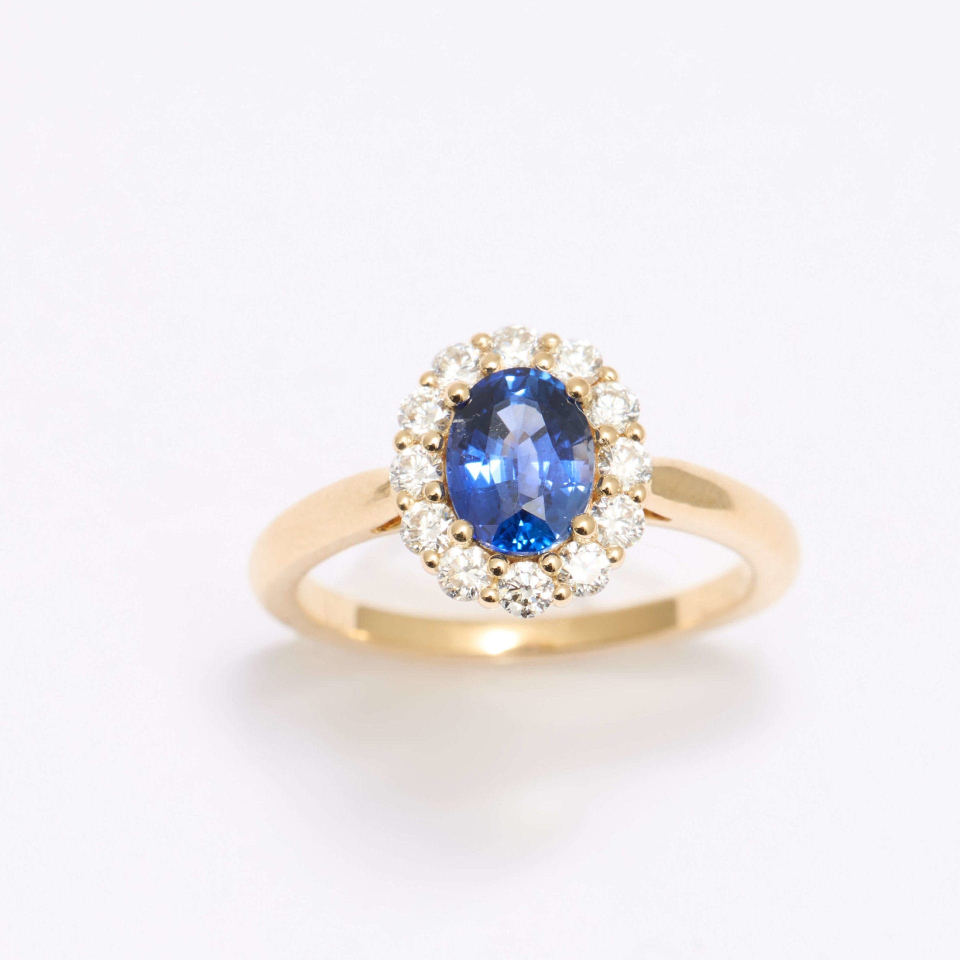 Bague Matara - Saphir Peacock 1.11 carats