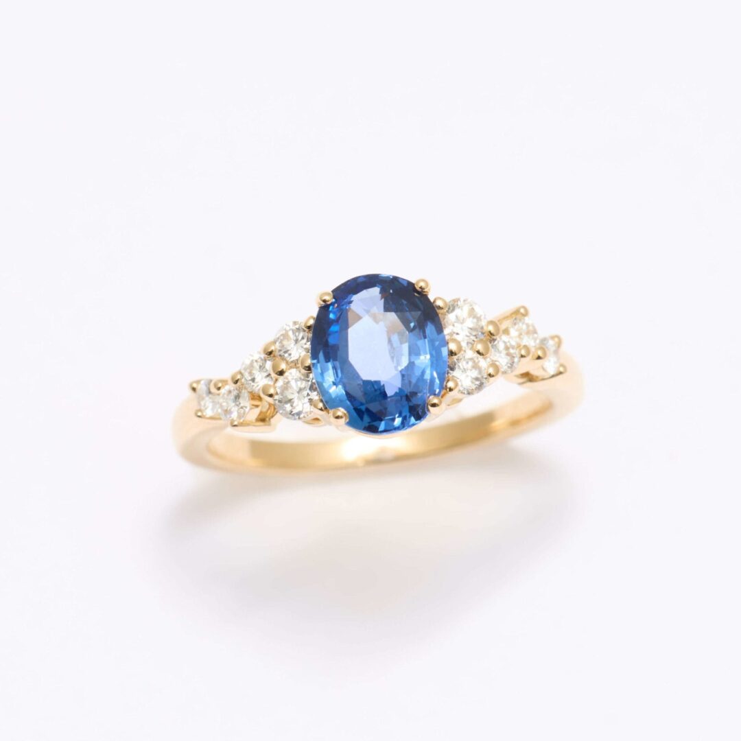 Bague Horana - Saphir Vivid Blue 1.54 carats