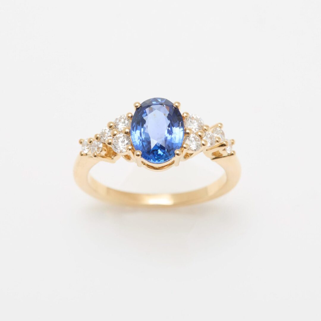 Bague Horana - Saphir Vivid Blue 1.71 carats