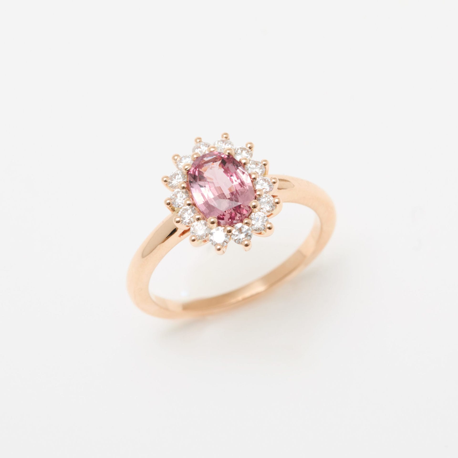 Bague Ella - Saphir Padparadscha 1.01 carats