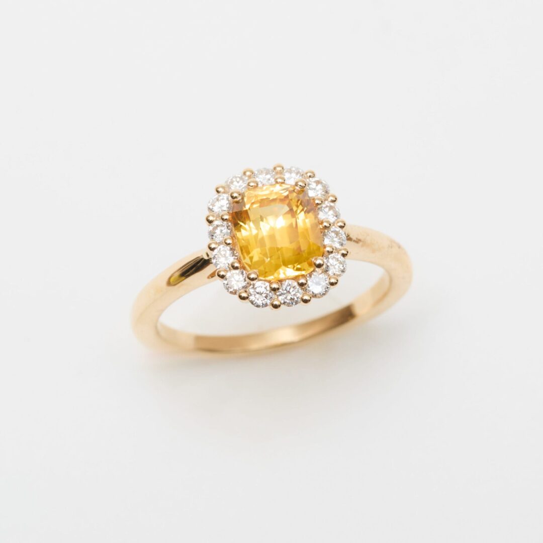 Bague Matara - Saphir Jaune 1.65 carats