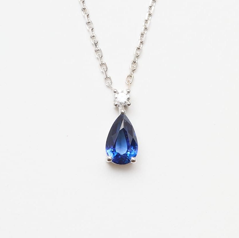Collier Ceylan - Saphir Peacock 1.15 carats