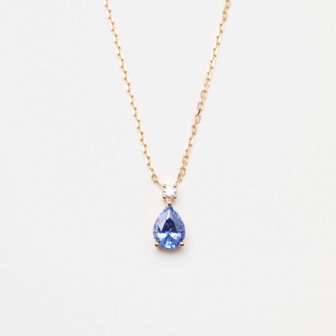 Collier Ceylan - Saphir Cornflower 1.18 carats