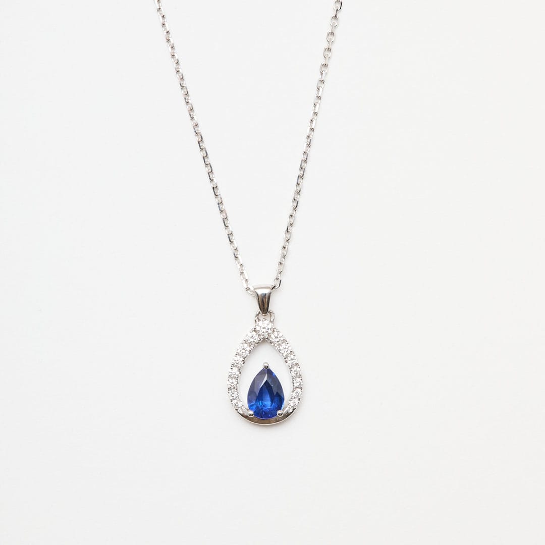 Collier Devi - Saphir Peacock 1.00 carats