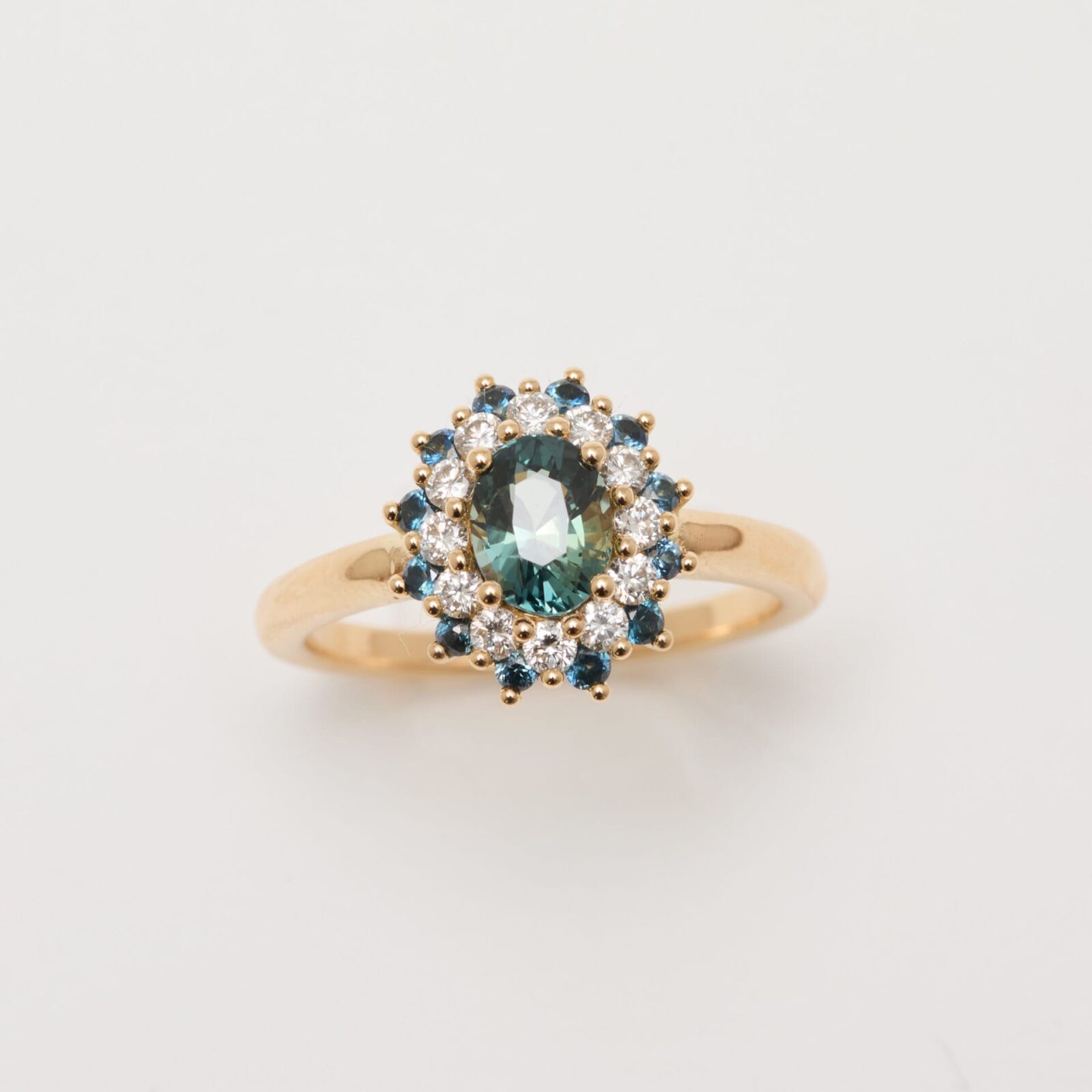 Baue saphir Teal