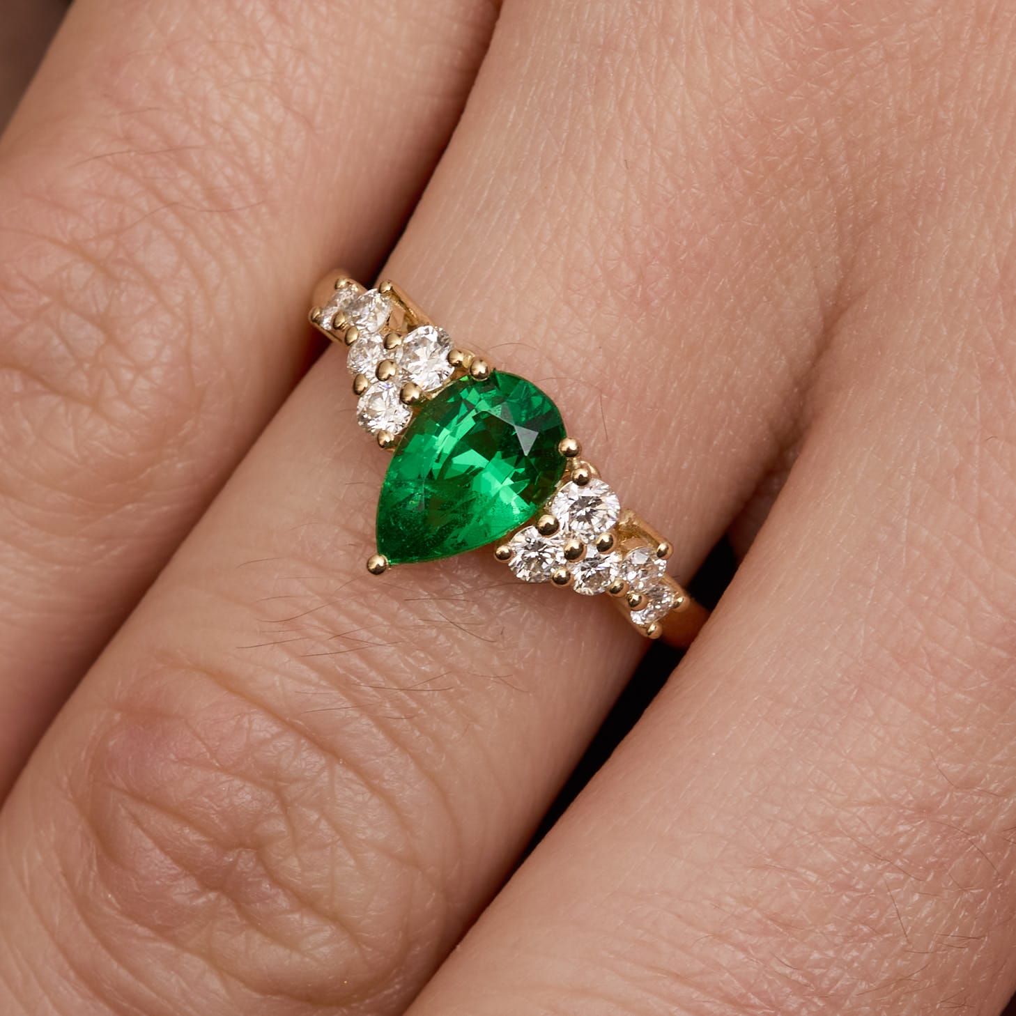 bague tsavorite