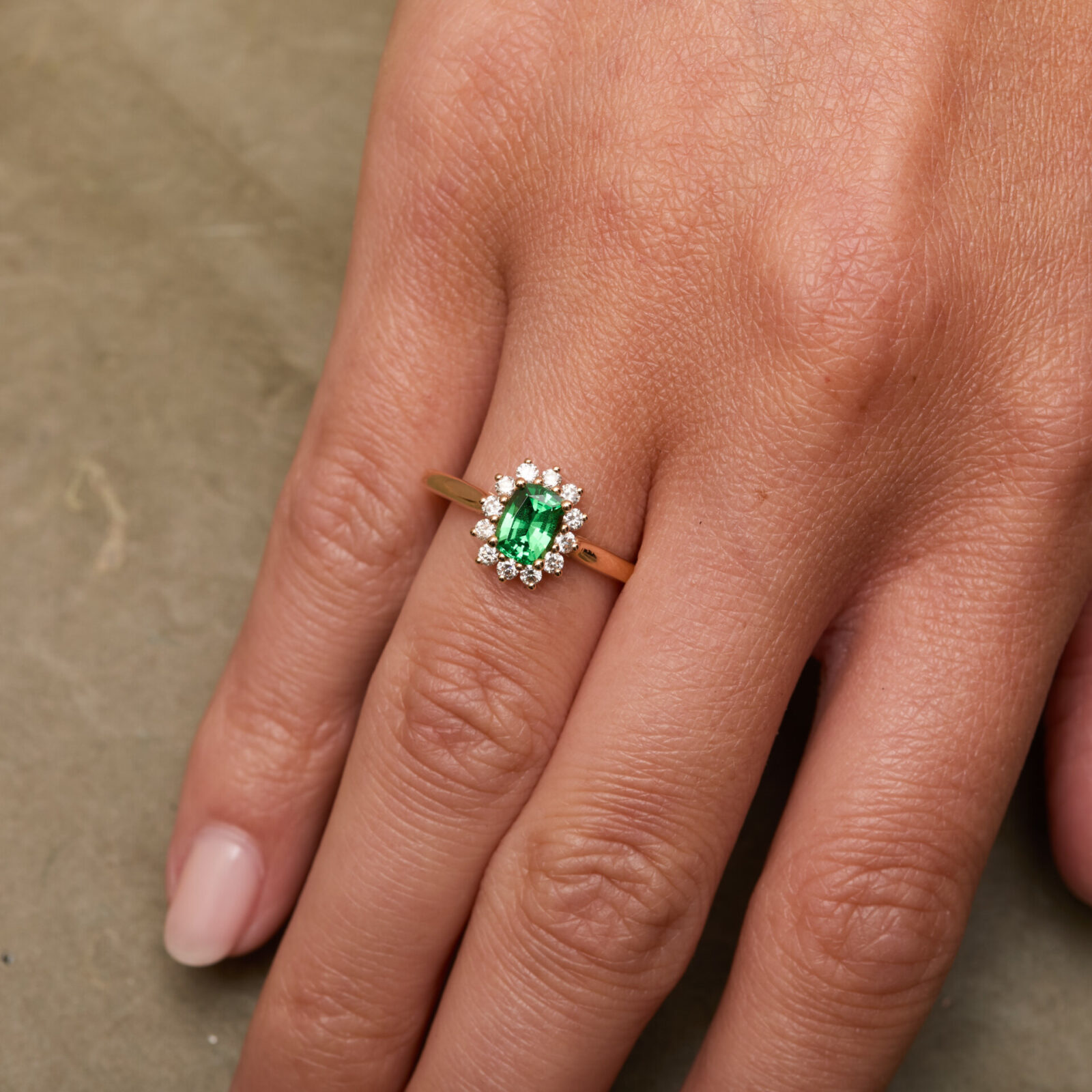bague tsavorite