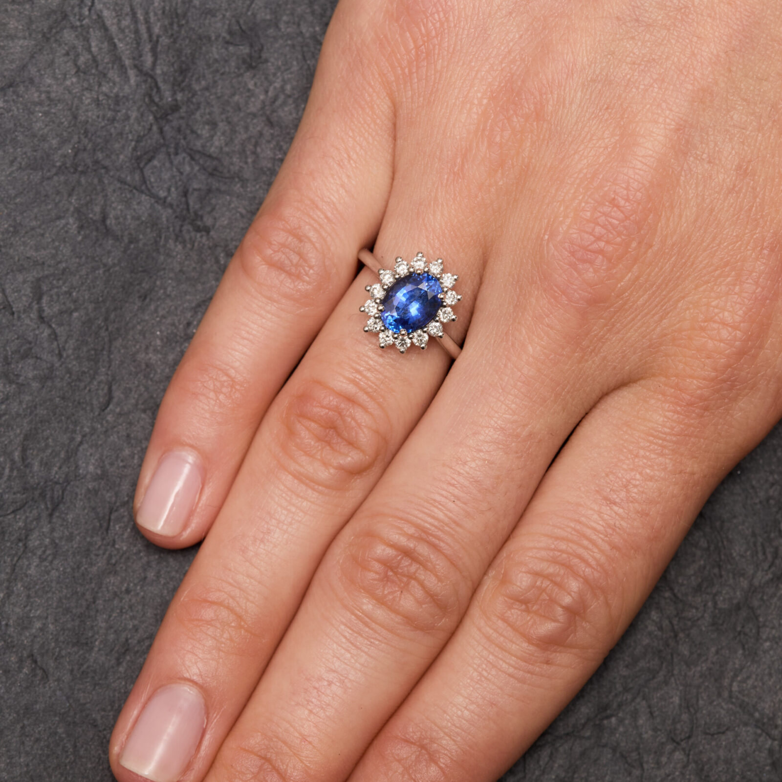 bague saphir