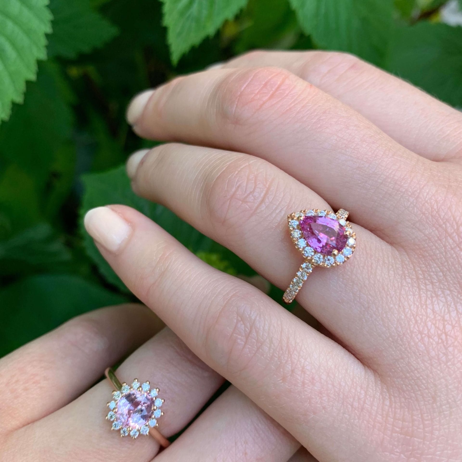 Bague Jaffna - Saphir Rose 1.54 carats – Image 3
