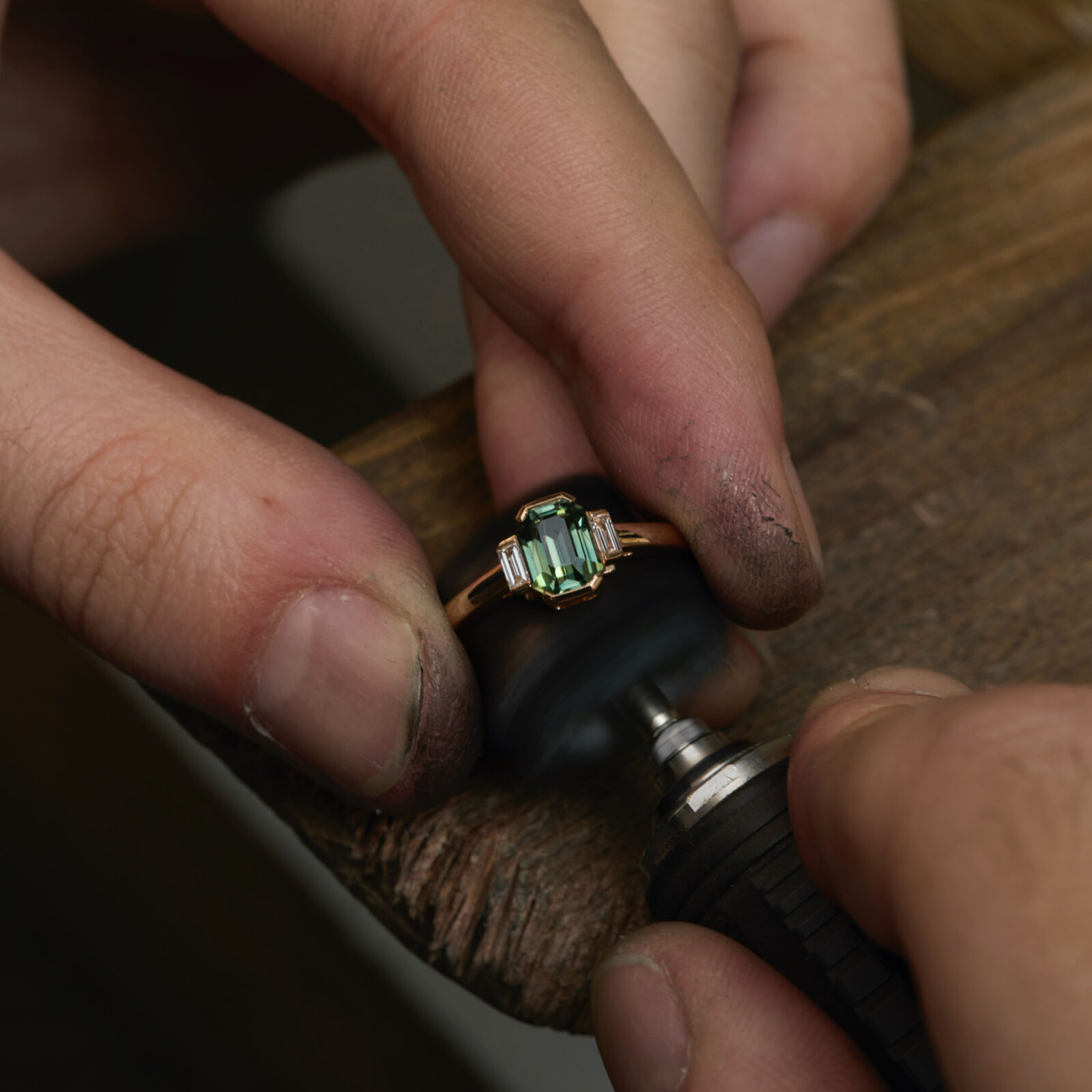 Bague Saphir Teal