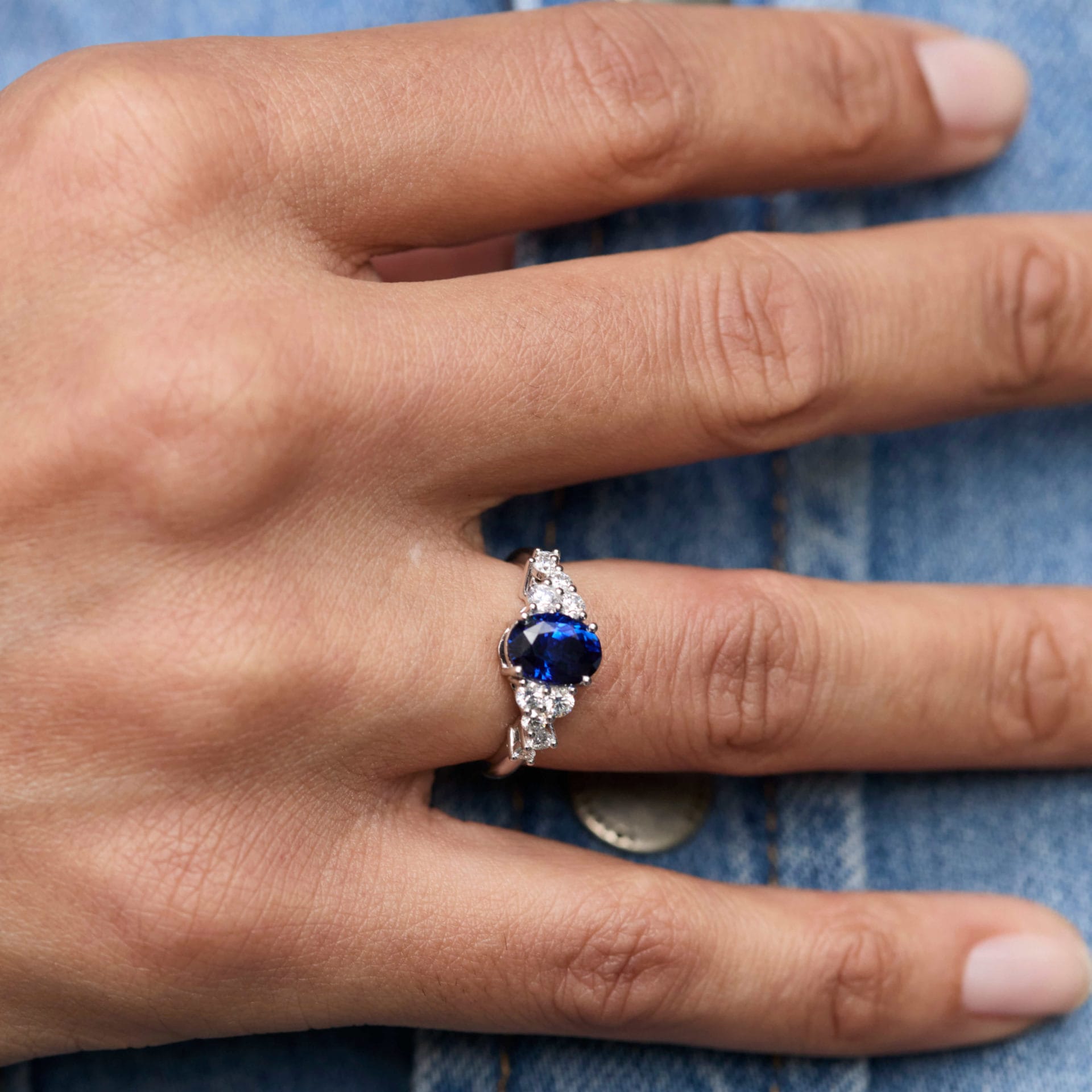 Bague Horana - Saphir Peacock 2.29 carats – Image 2