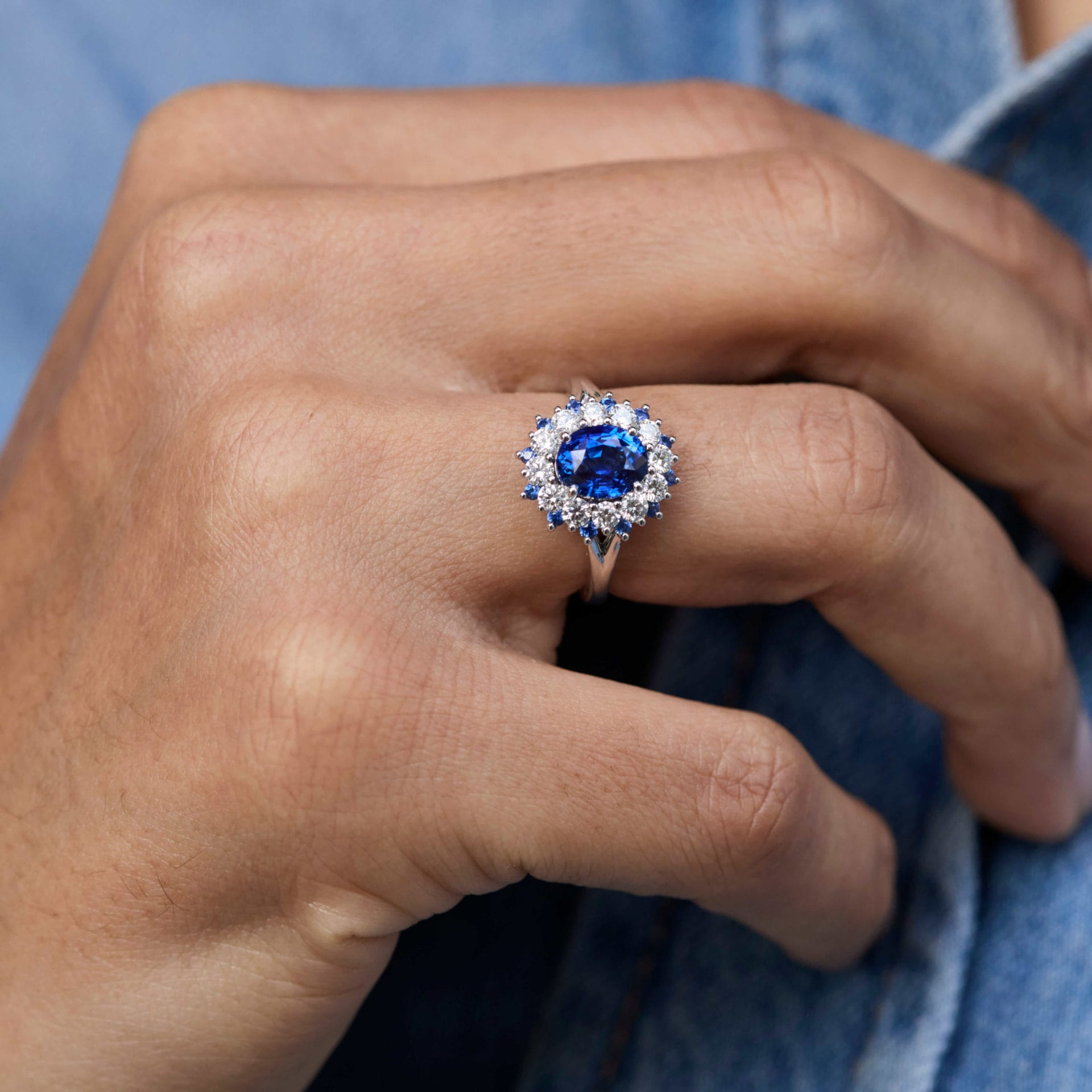 Bague Colombo - Saphir Peacock 2.27 carats – Image 3