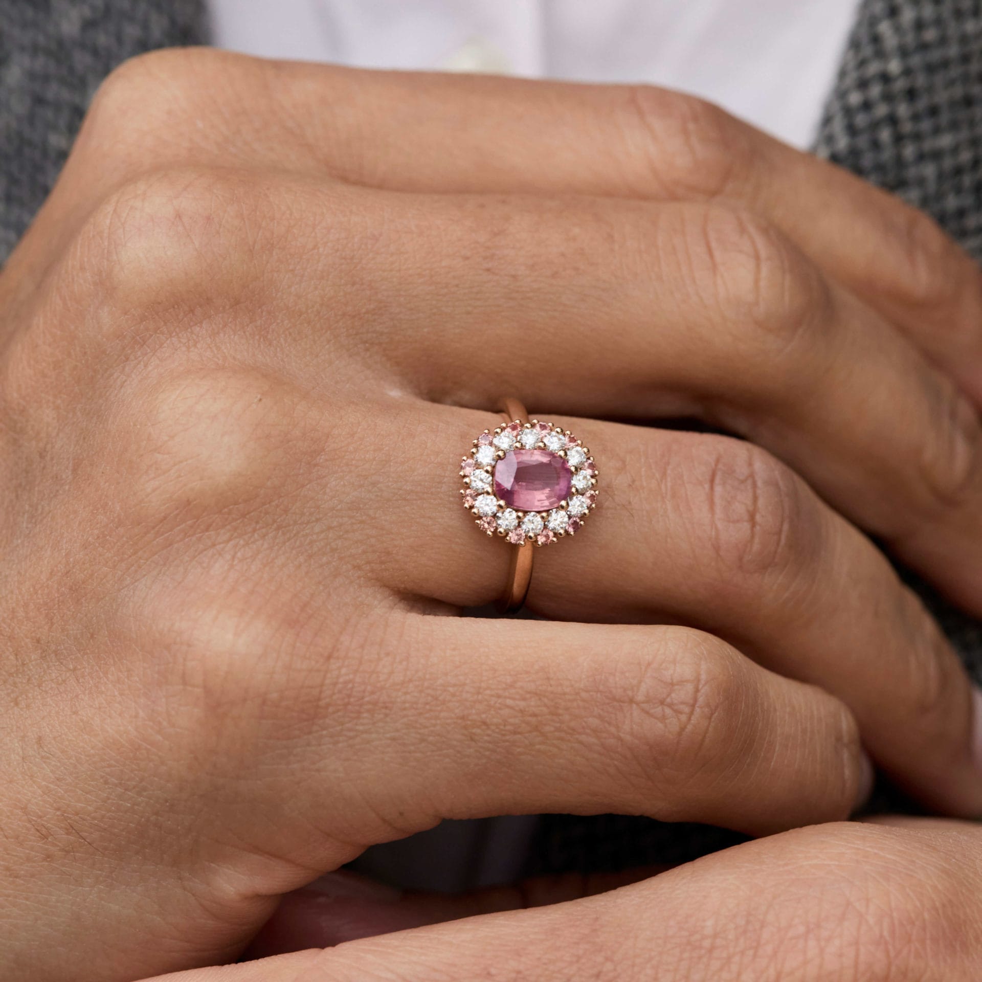 Bague Colombo - Saphir Padparadscha 1.03 carats – Image 2