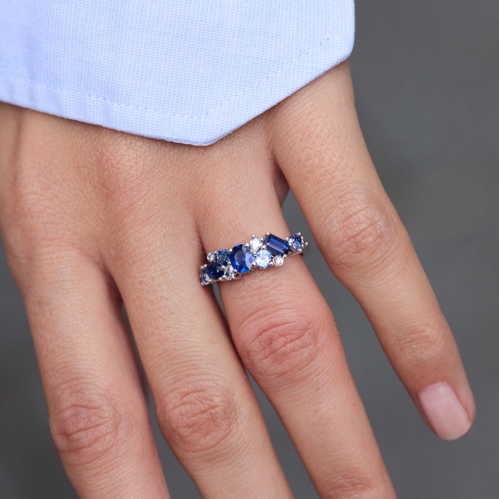 Bague Constellation - Saphir Peacock 1.86 carats – Image 2