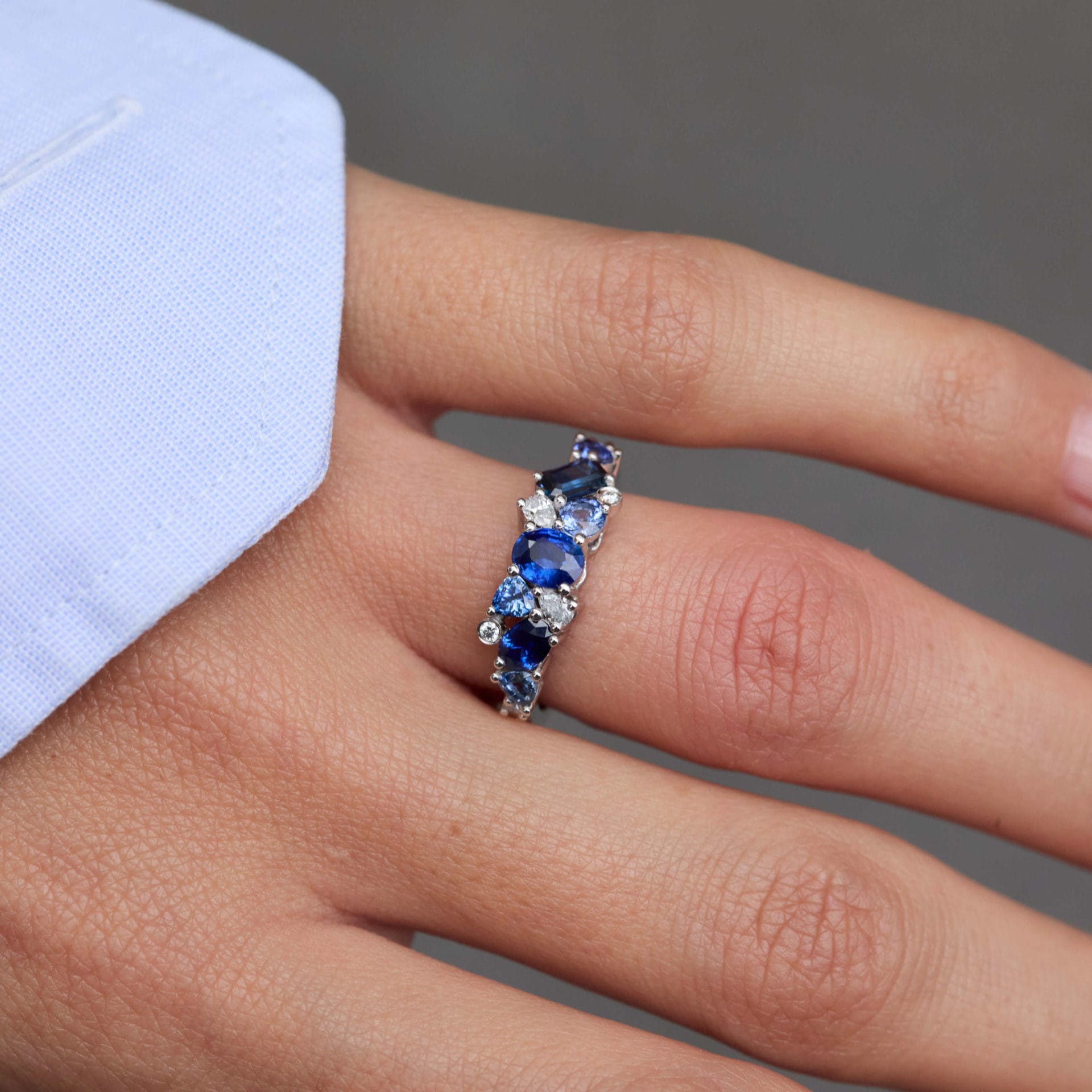 Bague Constellation - Saphir Peacock 1.86 carats – Image 3