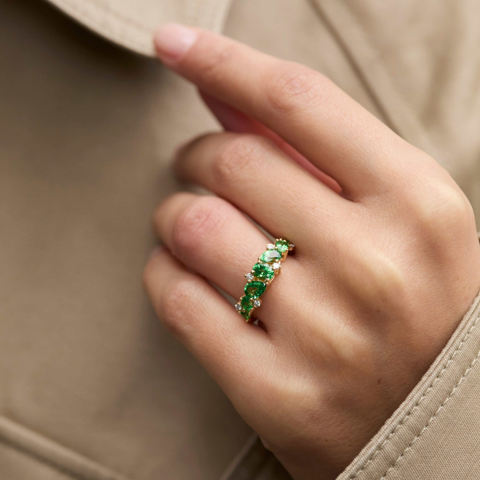 Bague Constellation - Tsavorite 1.64 carats – Image 2