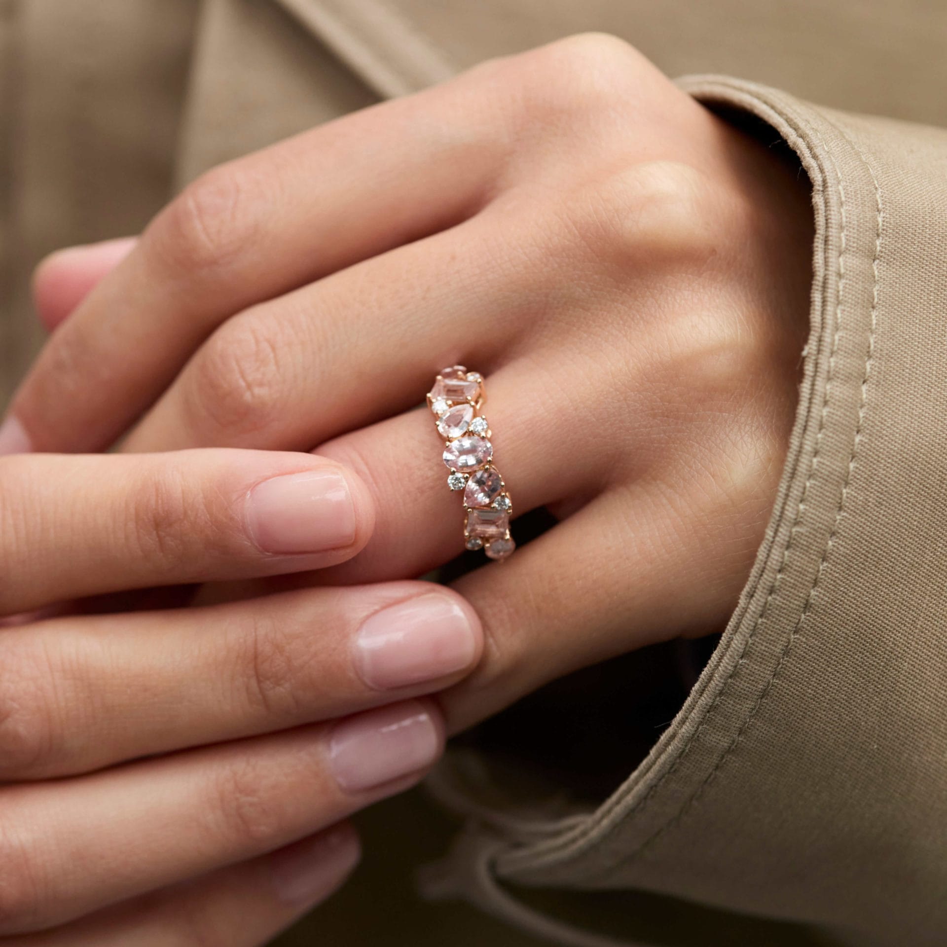 Bague Constellation - Saphir Pêche 2.35 carats – Image 2