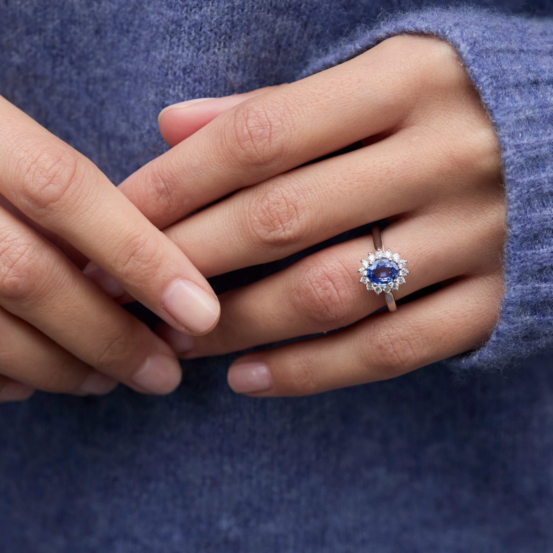Bague Ella - Saphir Cornflower 1.05 carats – Image 2