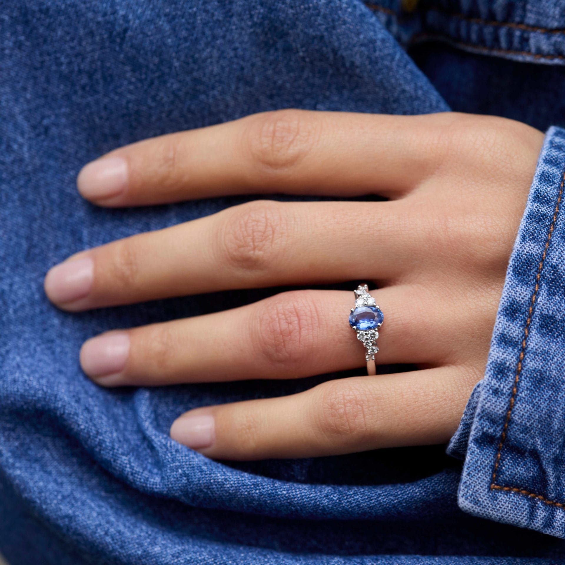 Bague Horana - Saphir Cornflower 0.99 carats – Image 2