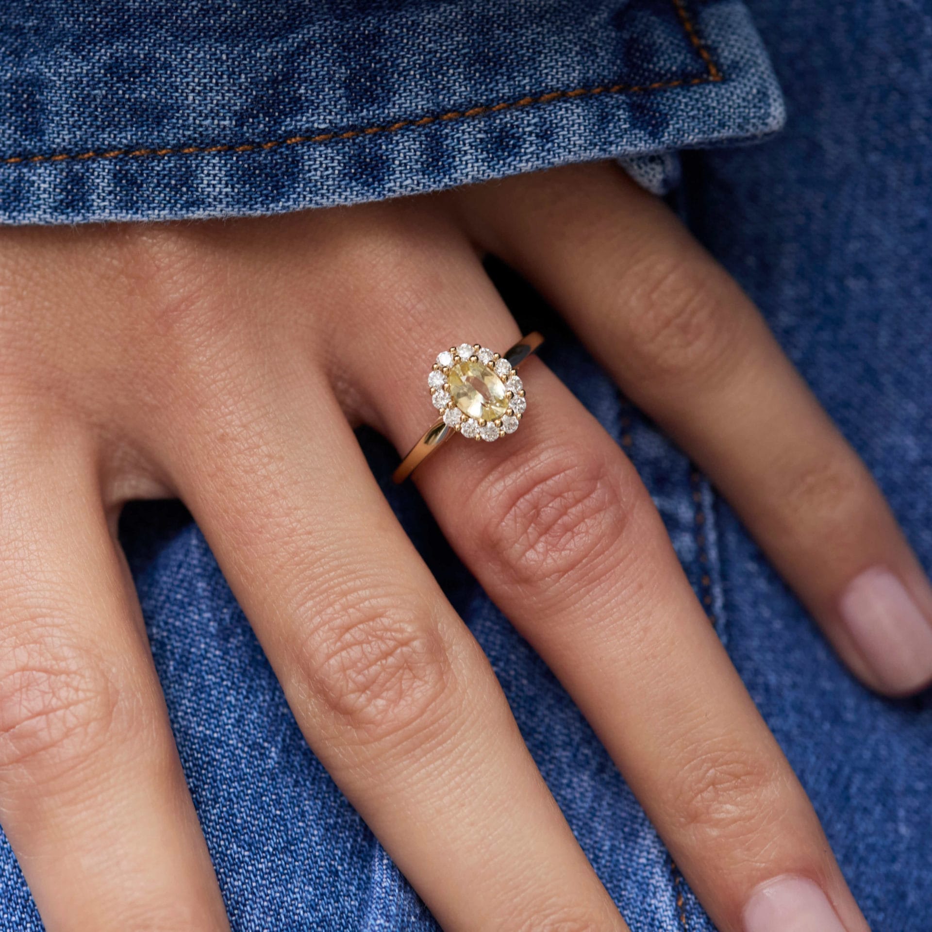 Bague Matara - Saphir Jaune 0.60 carats – Image 2