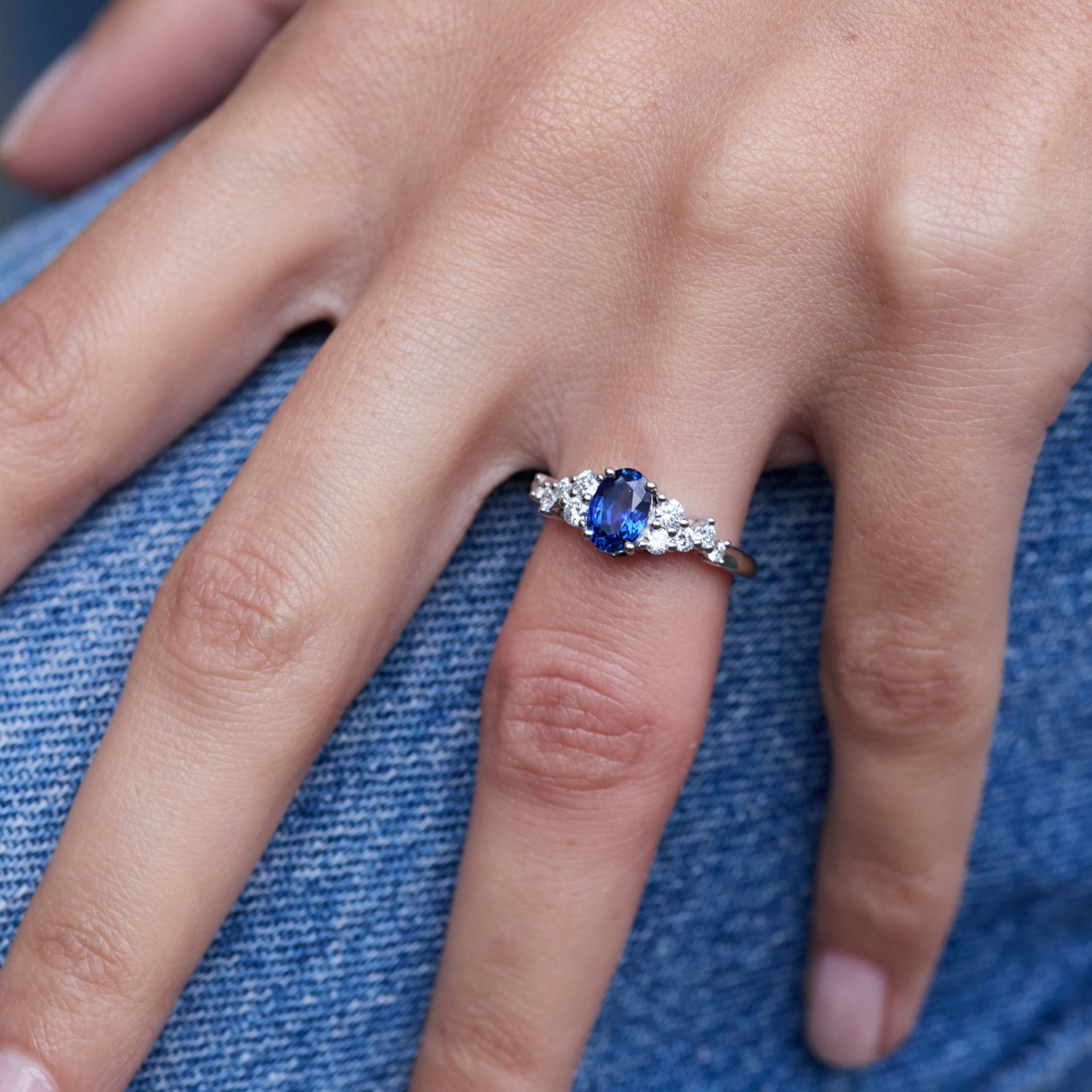 Bague Horana - Saphir Peacock 1.29 carats – Image 2