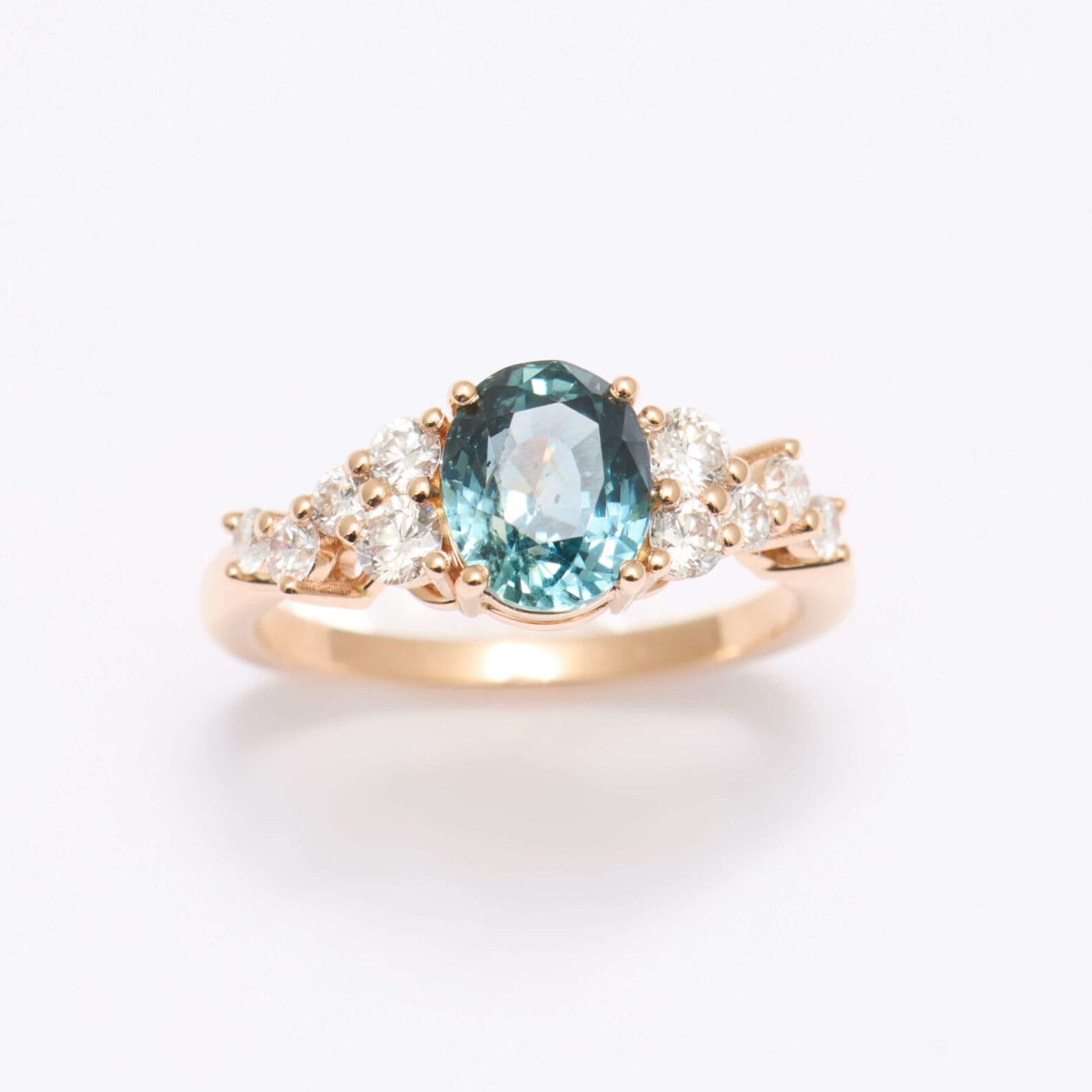 Bague Horana - Saphir Teal 2.00 carats
