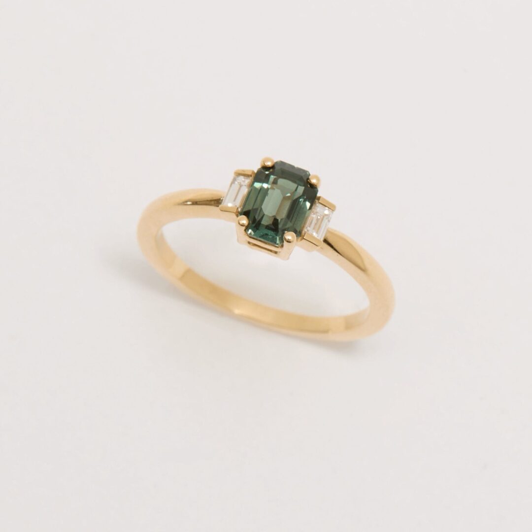 Bague Elahera - Saphir Teal 1.00 carats