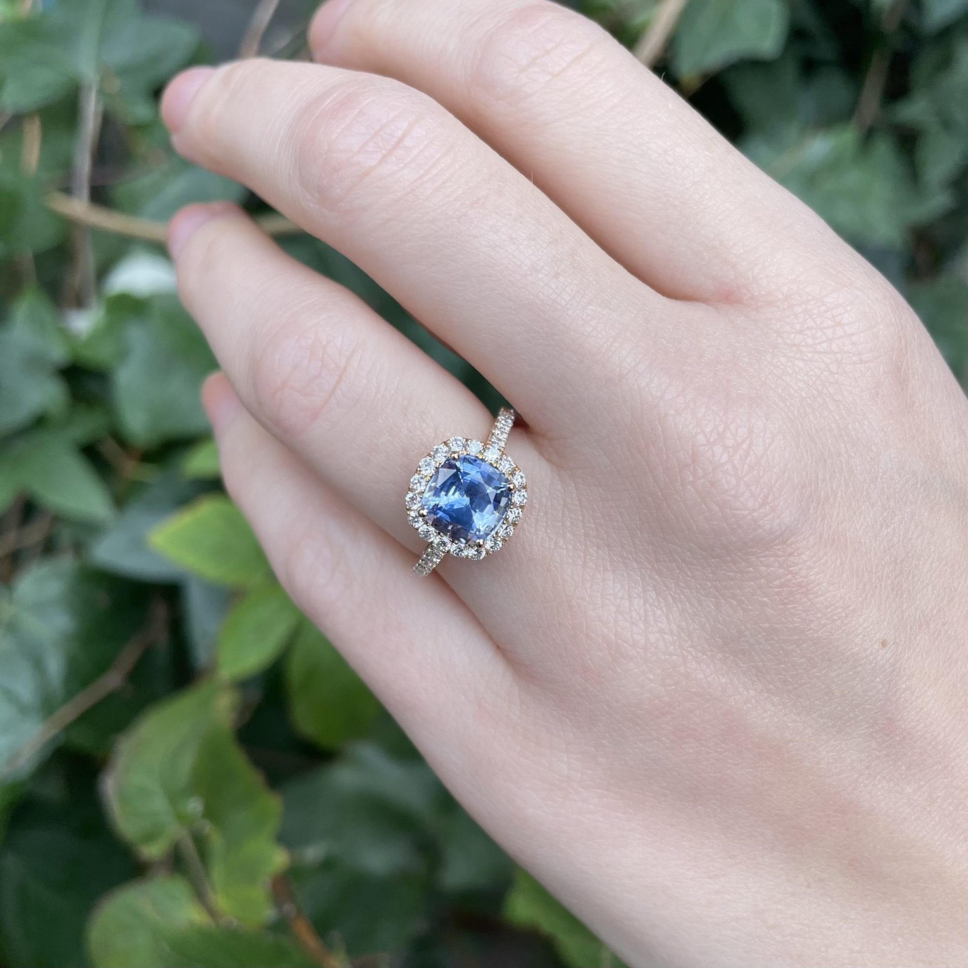 Bague Jaffna - Saphir Pastel Blue 2.82 carats – Image 2