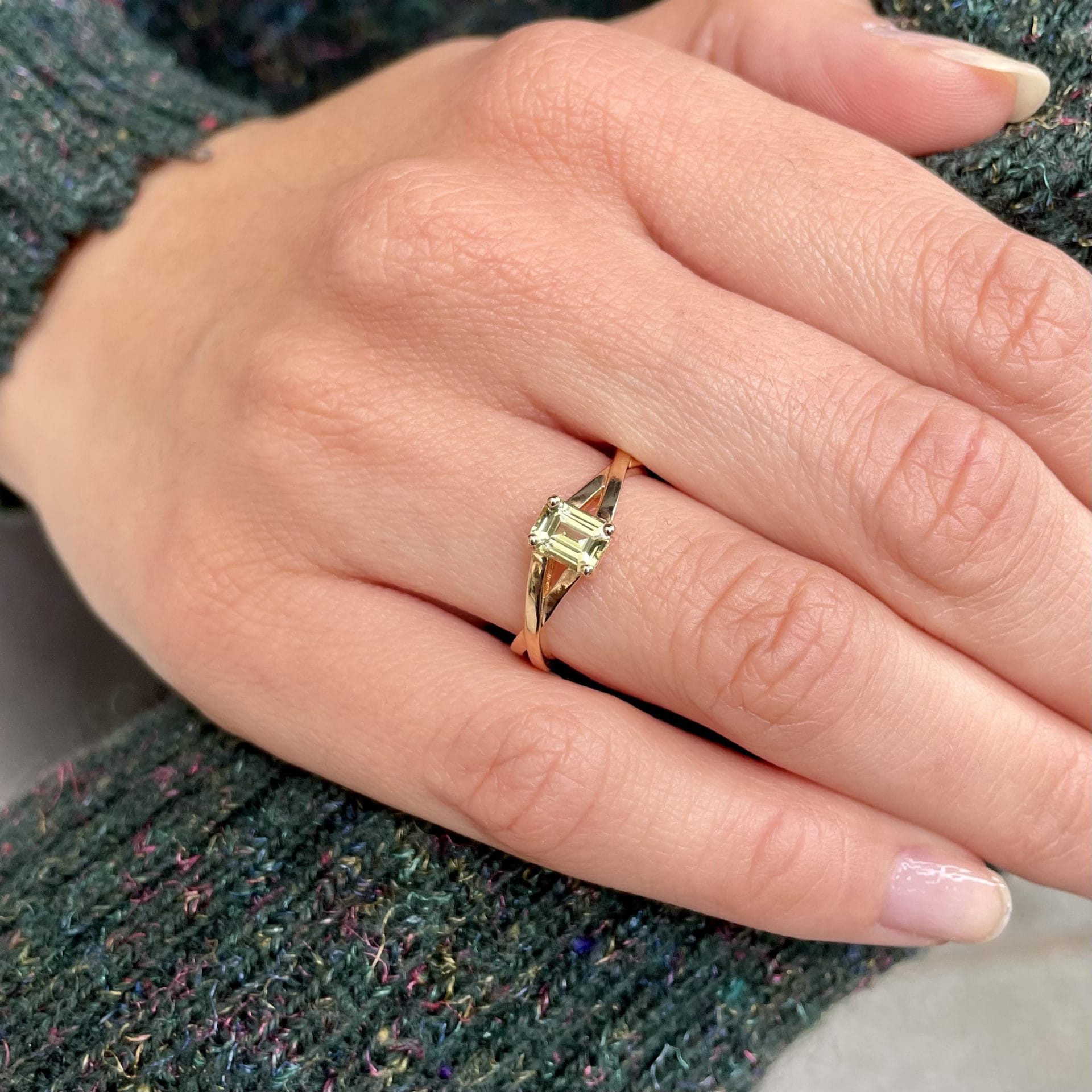 Bague Rosa - Saphir Jaune 0.81 carats – Image 2