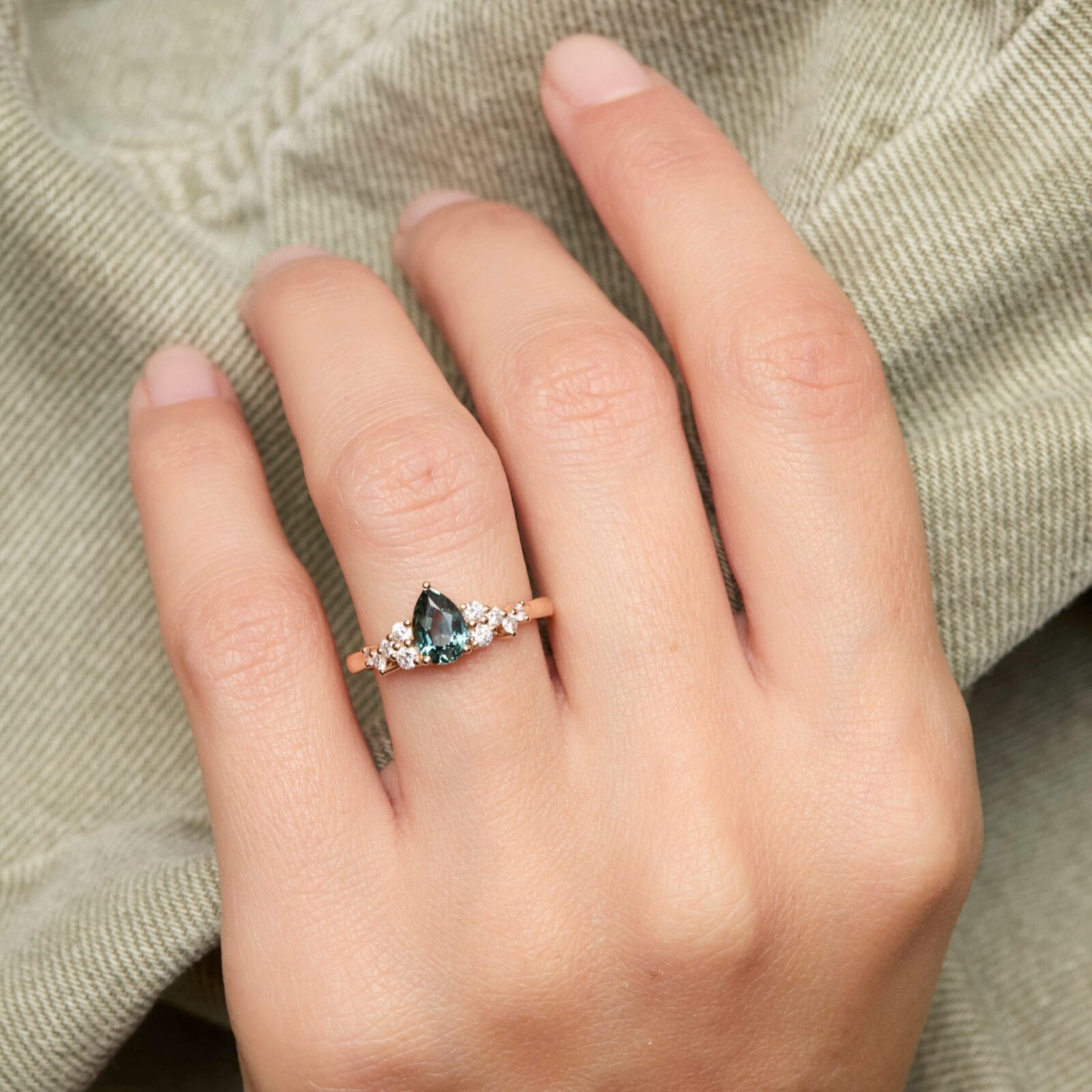 Bague Horana - Saphir Teal 1.13 carats – Image 2