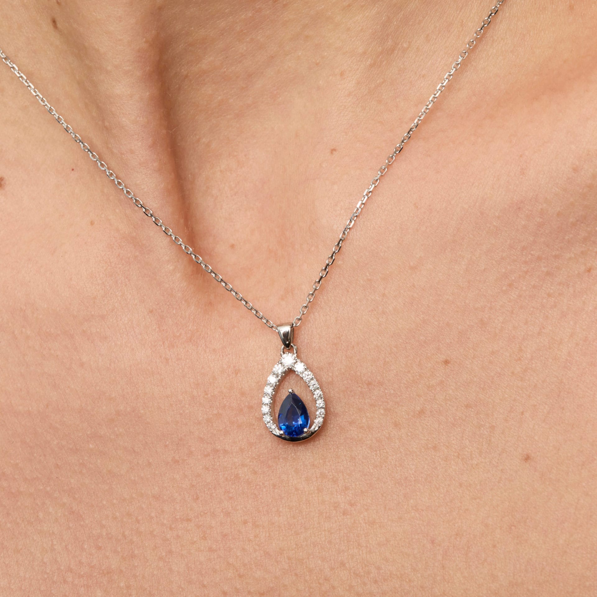 Collier Devi - Saphir Peacock 1.00 carats – Image 2