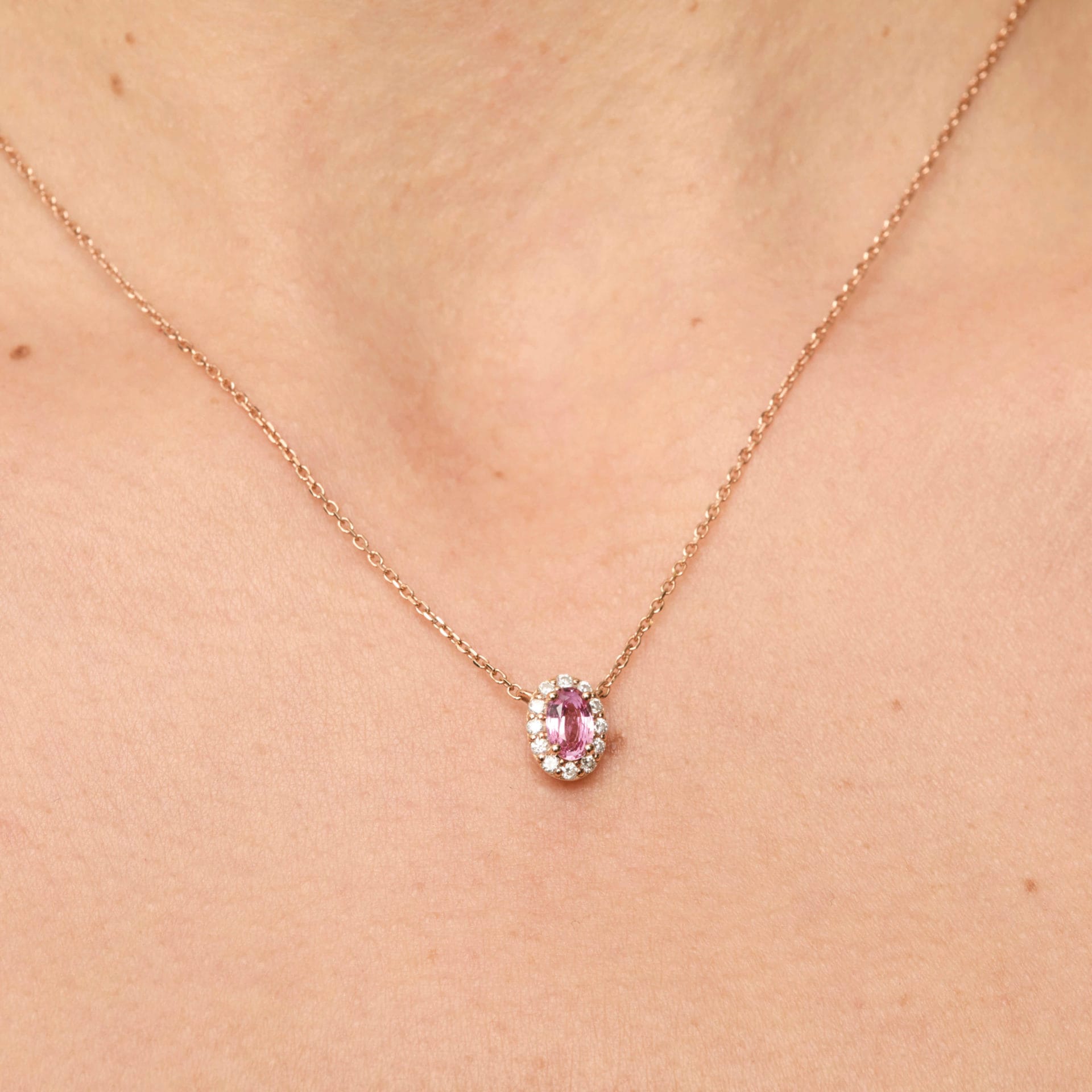 Collier Jaffna - Saphir Padparadscha 0.60 carats – Image 2