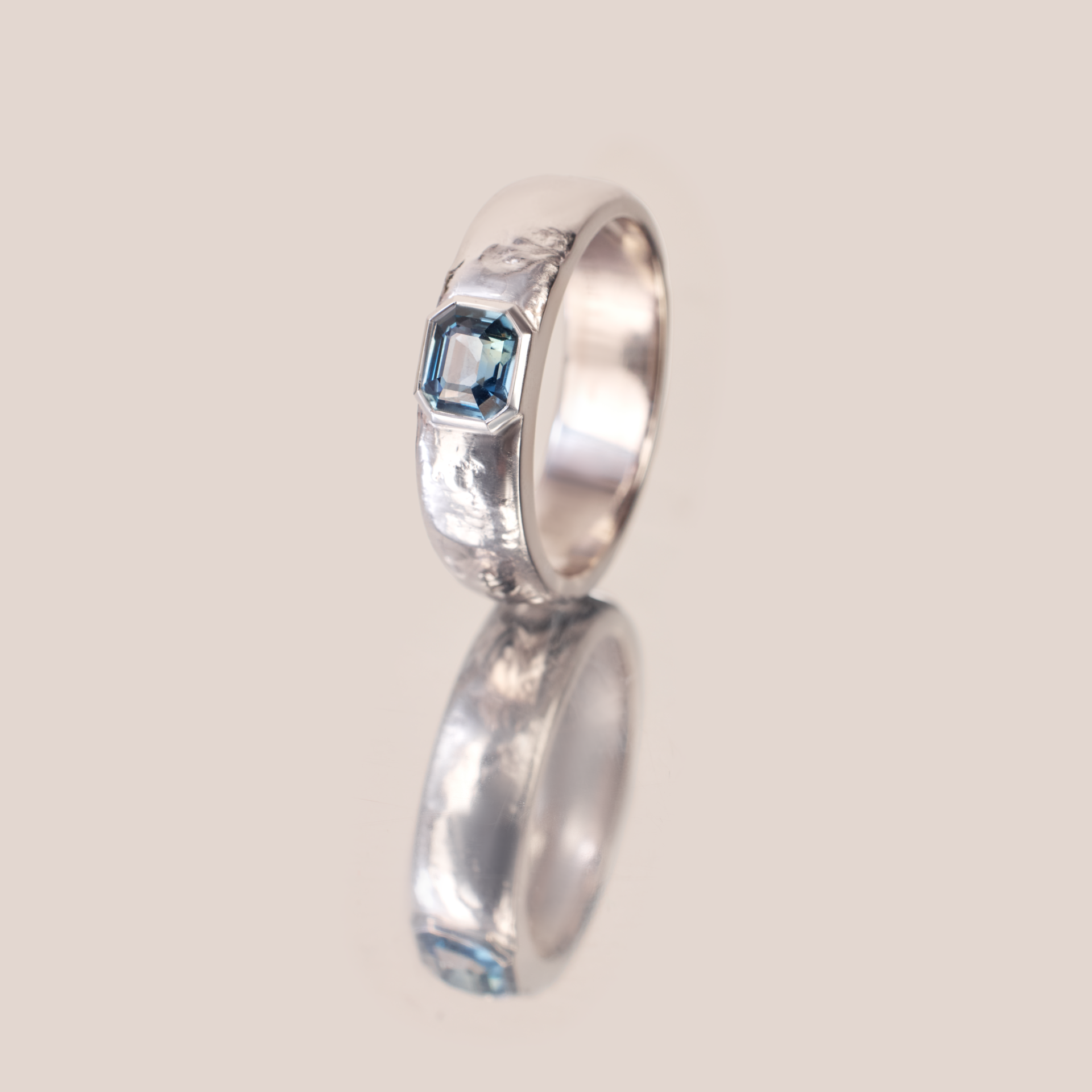 Bague Sunil - Saphir Teal 1.11 carats