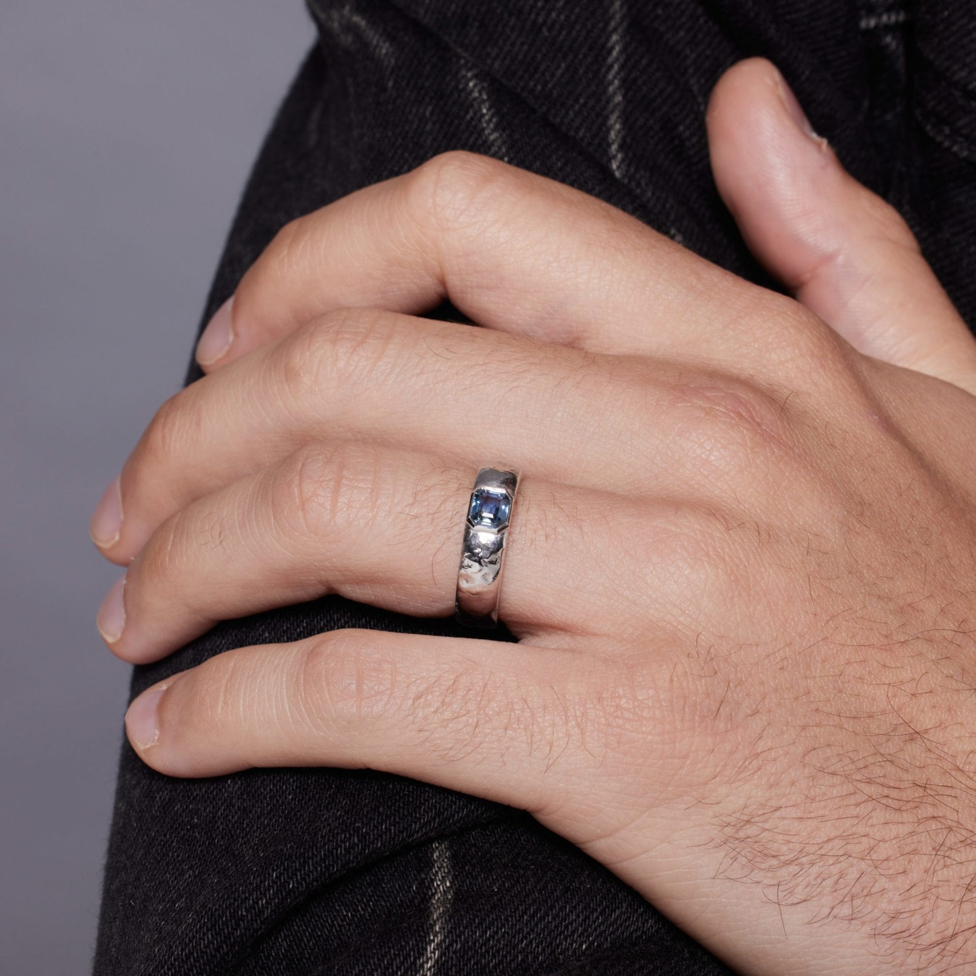 Bague Sunil - Saphir Teal 1.11 carats – Image 2