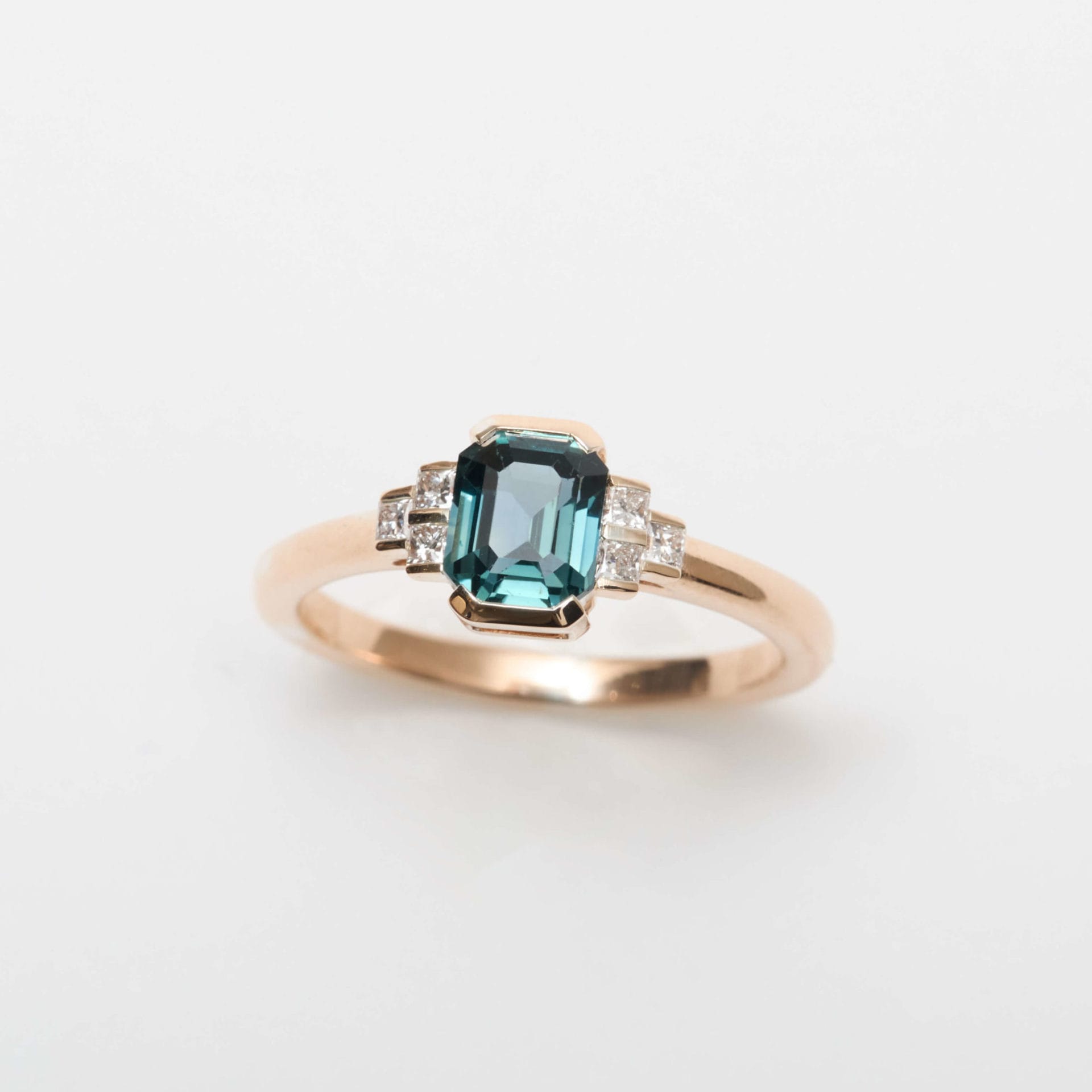 bague saphir teal
