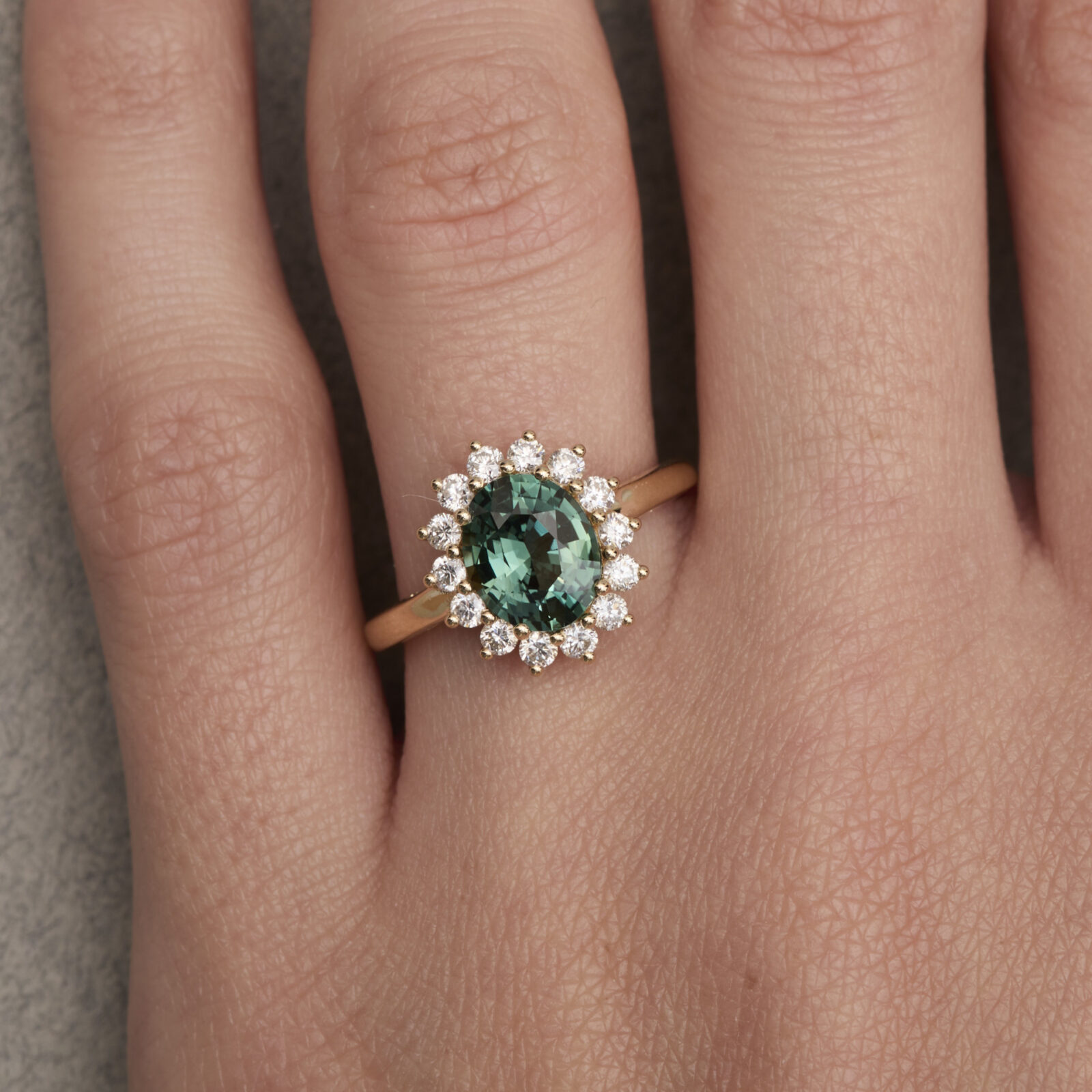 Bague saphir Teal