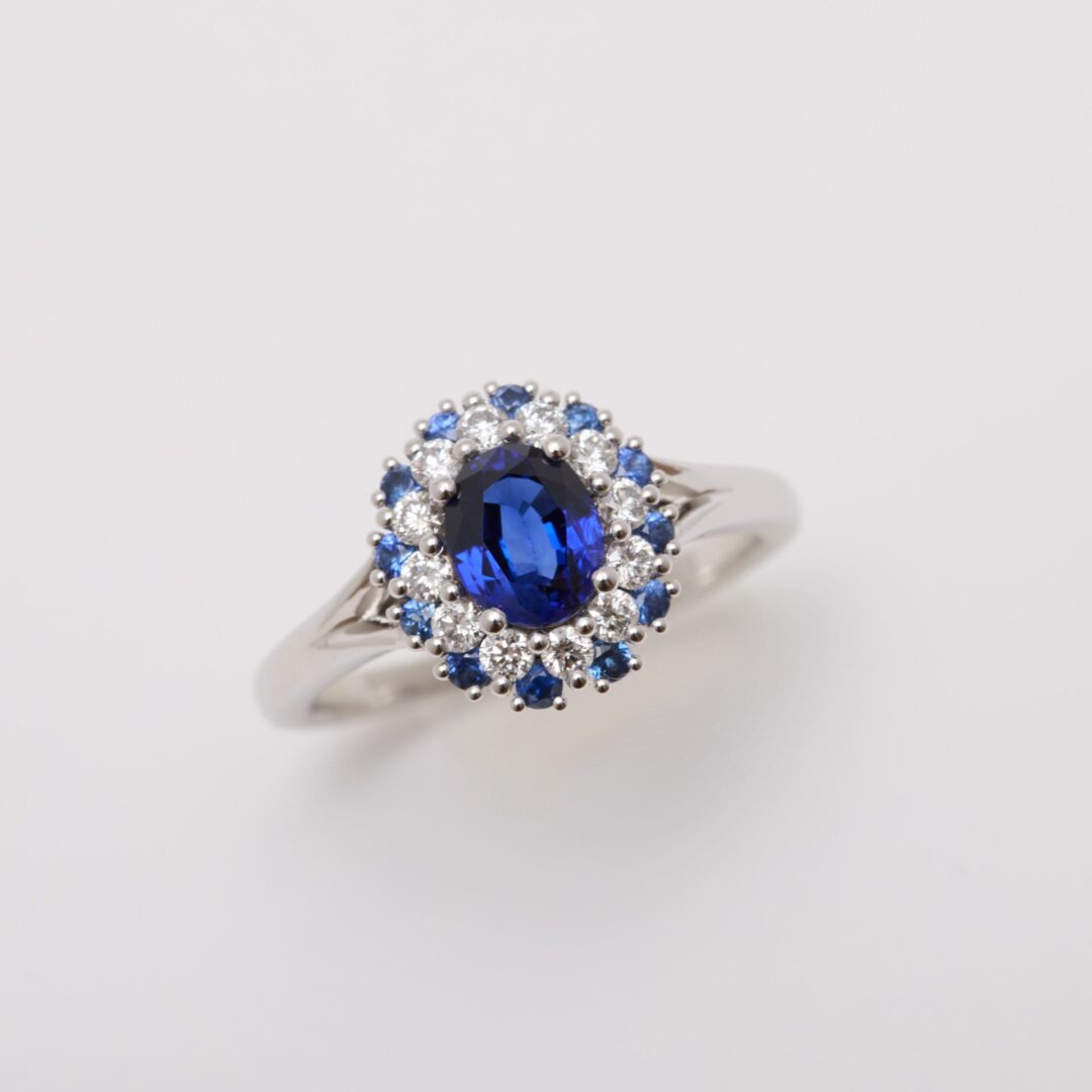 Bague Saphir Bleu