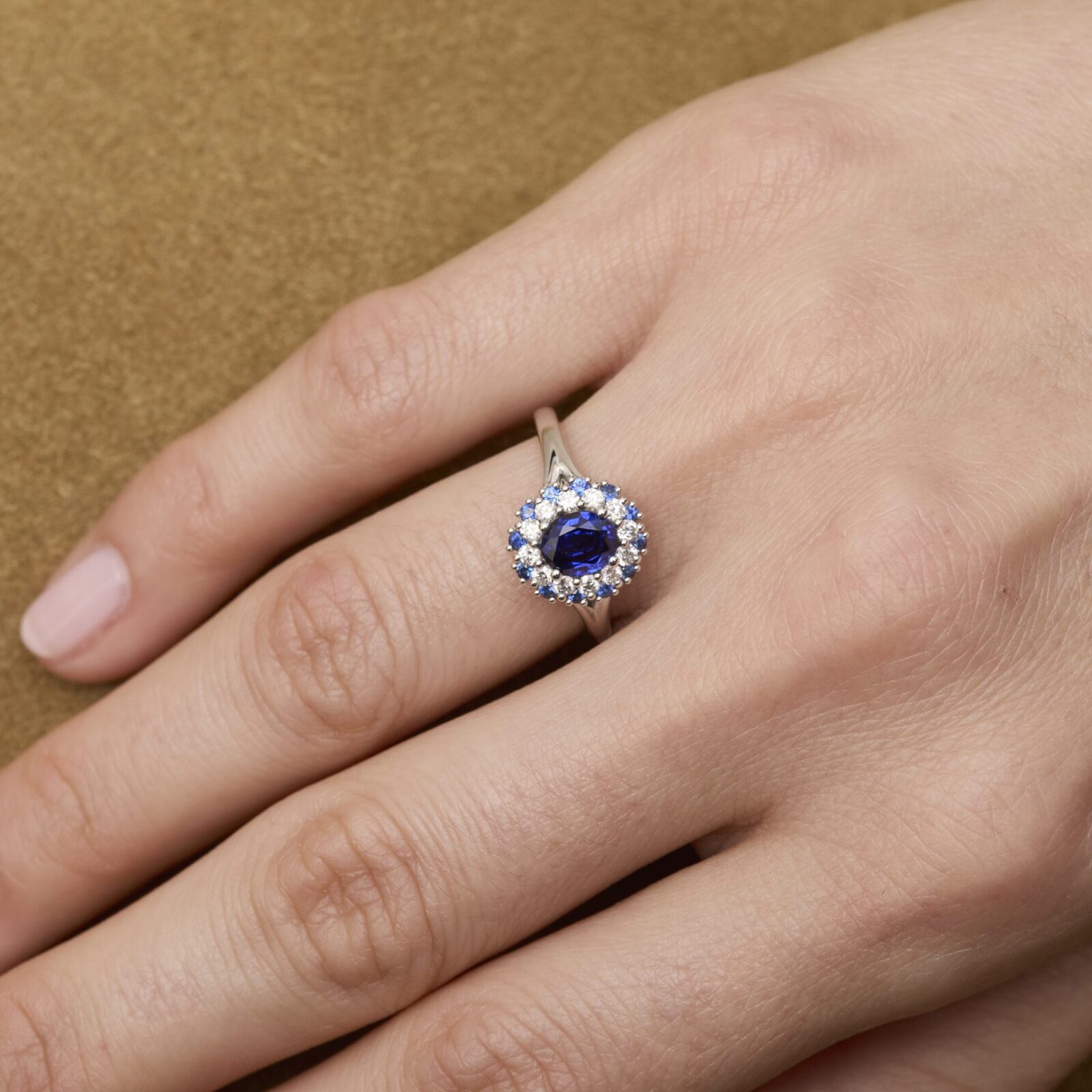 Bague Saphir Bleu