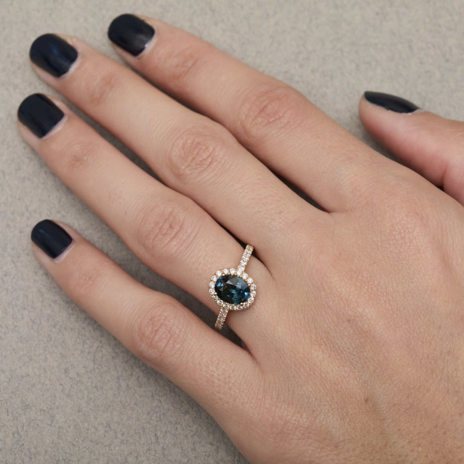 Bague saphir Teal