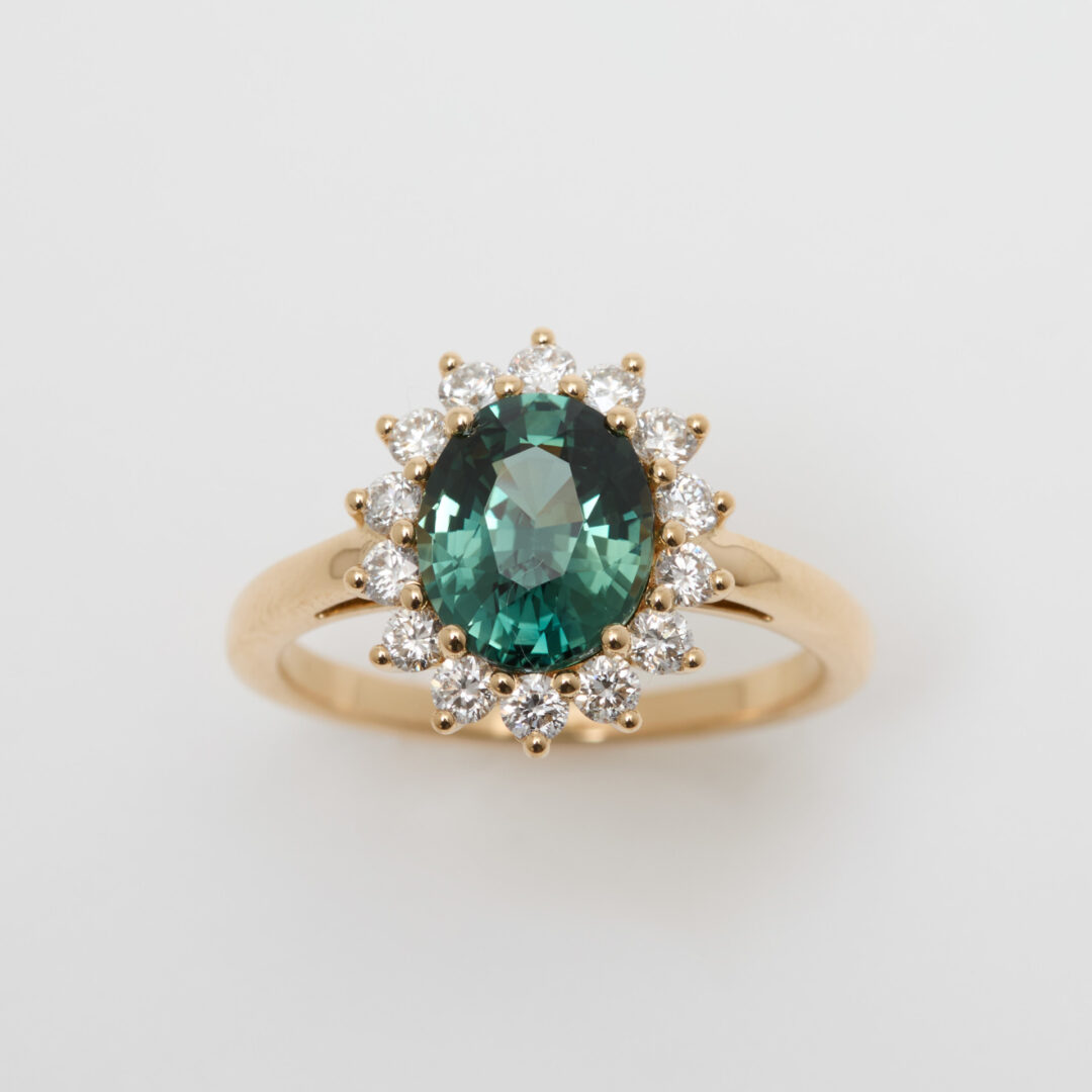 Bague Saphir Teal