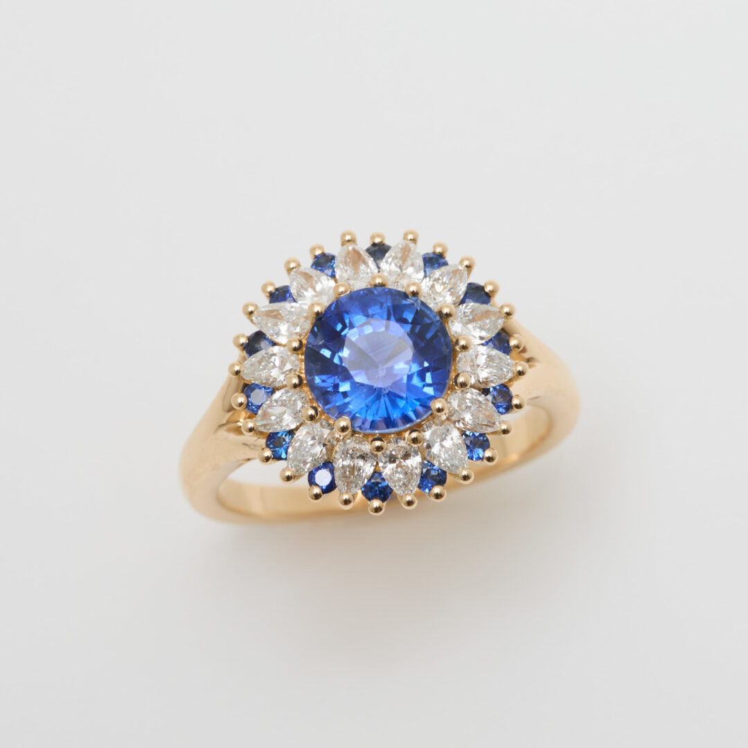 Bague Saphir bleu