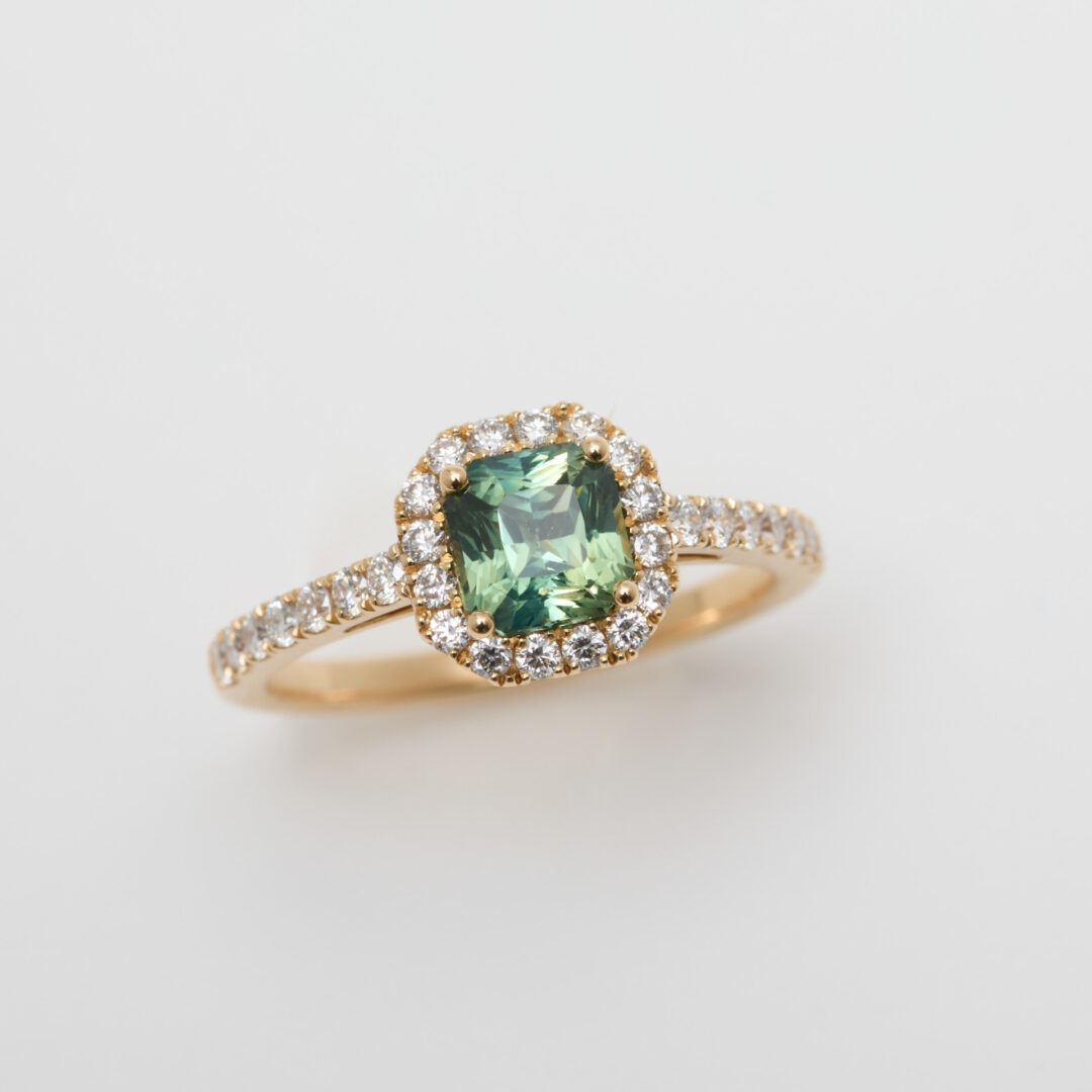 Bague Saphir Teal