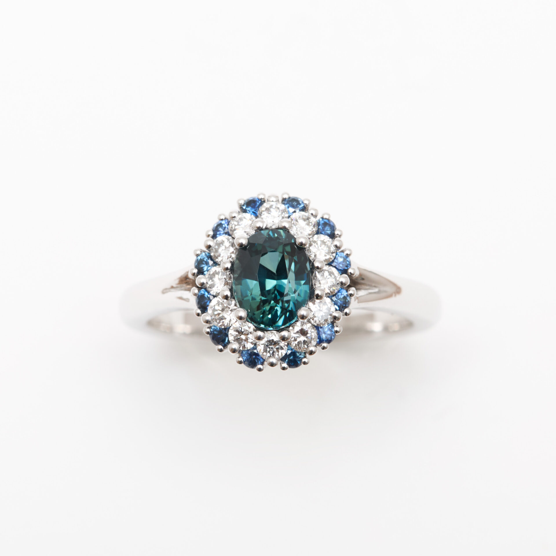 bague saphir teal